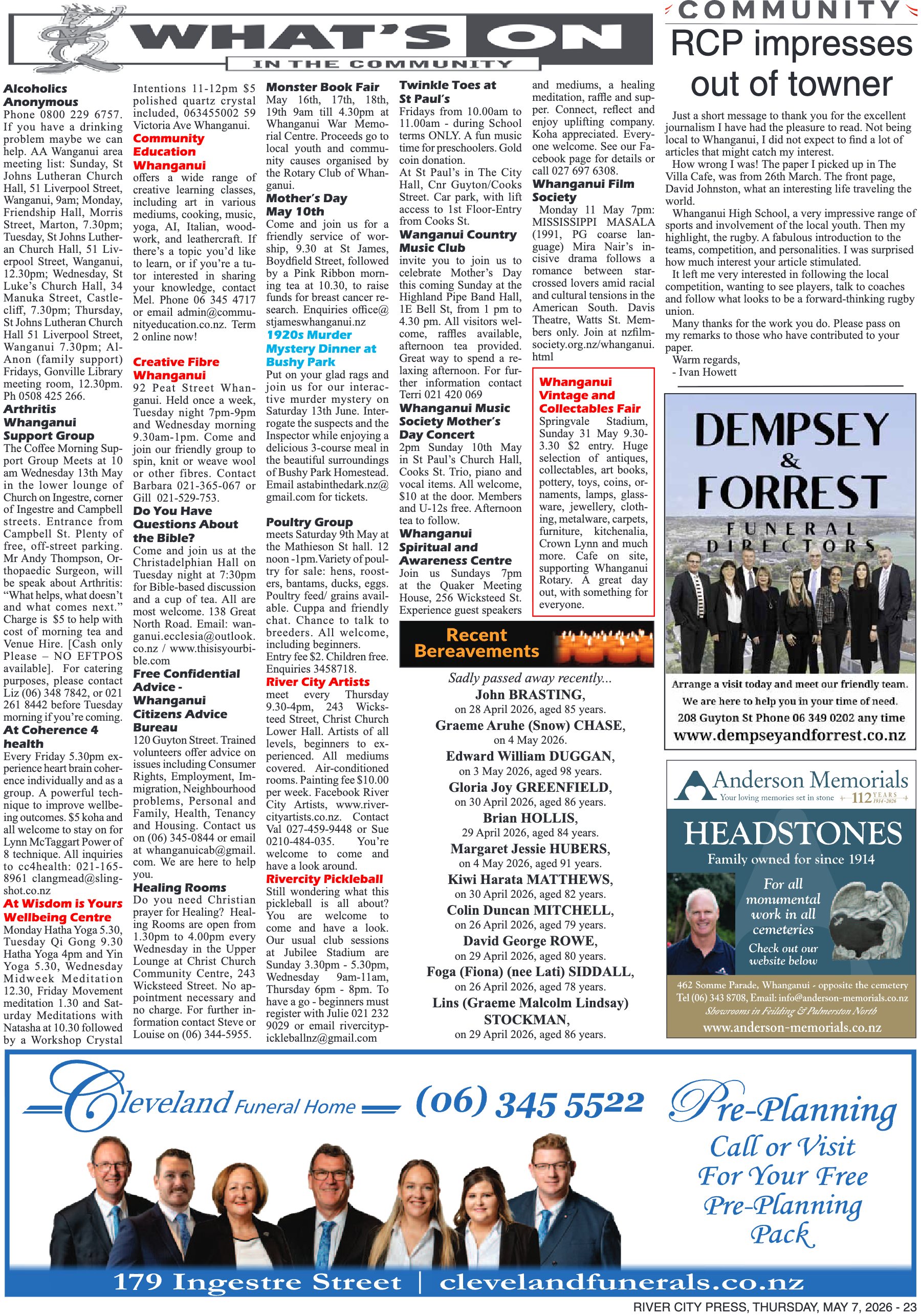 Page 23 of the 7 May 2026 edition