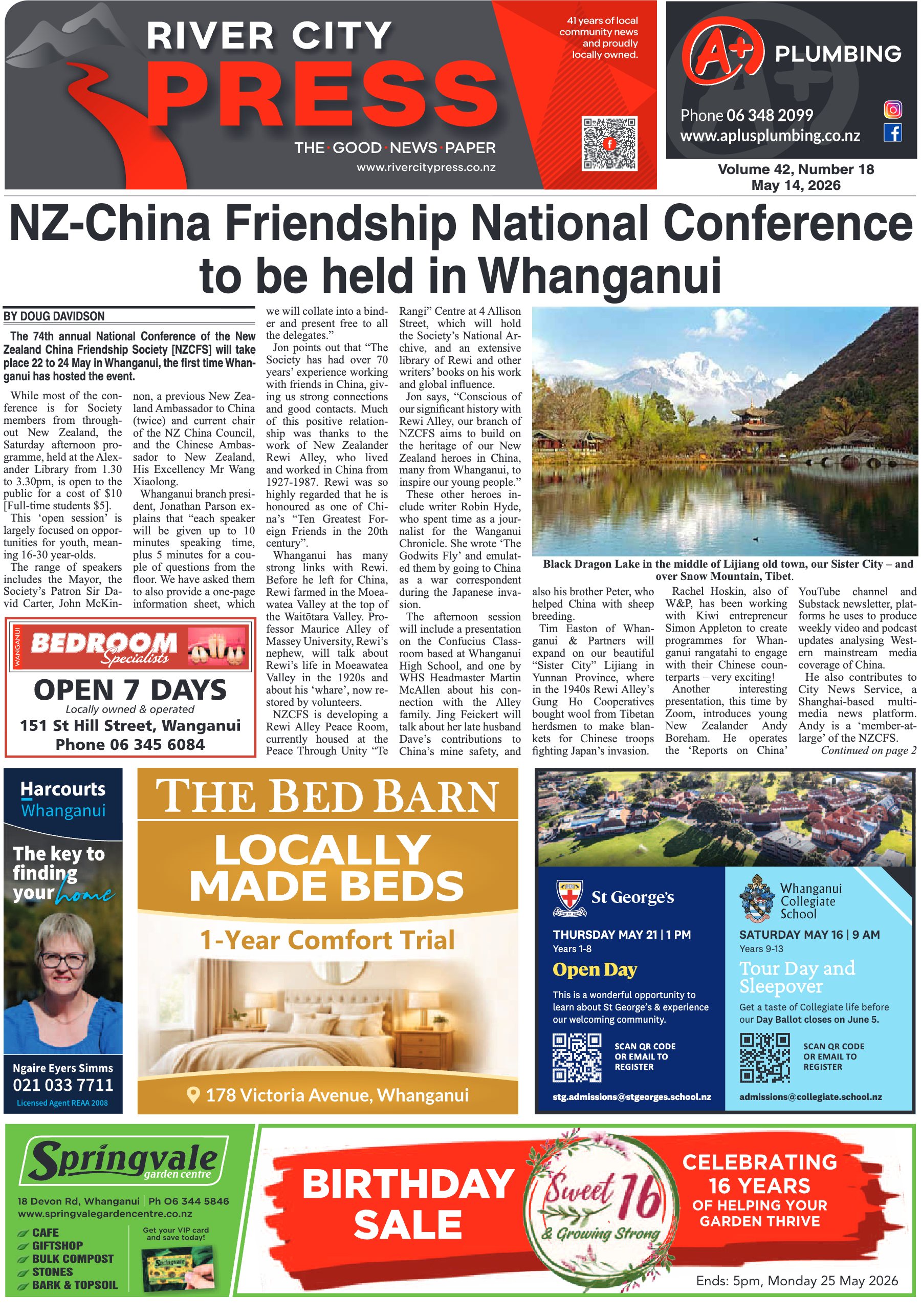 Page 1 of the 14 May 2026 edition