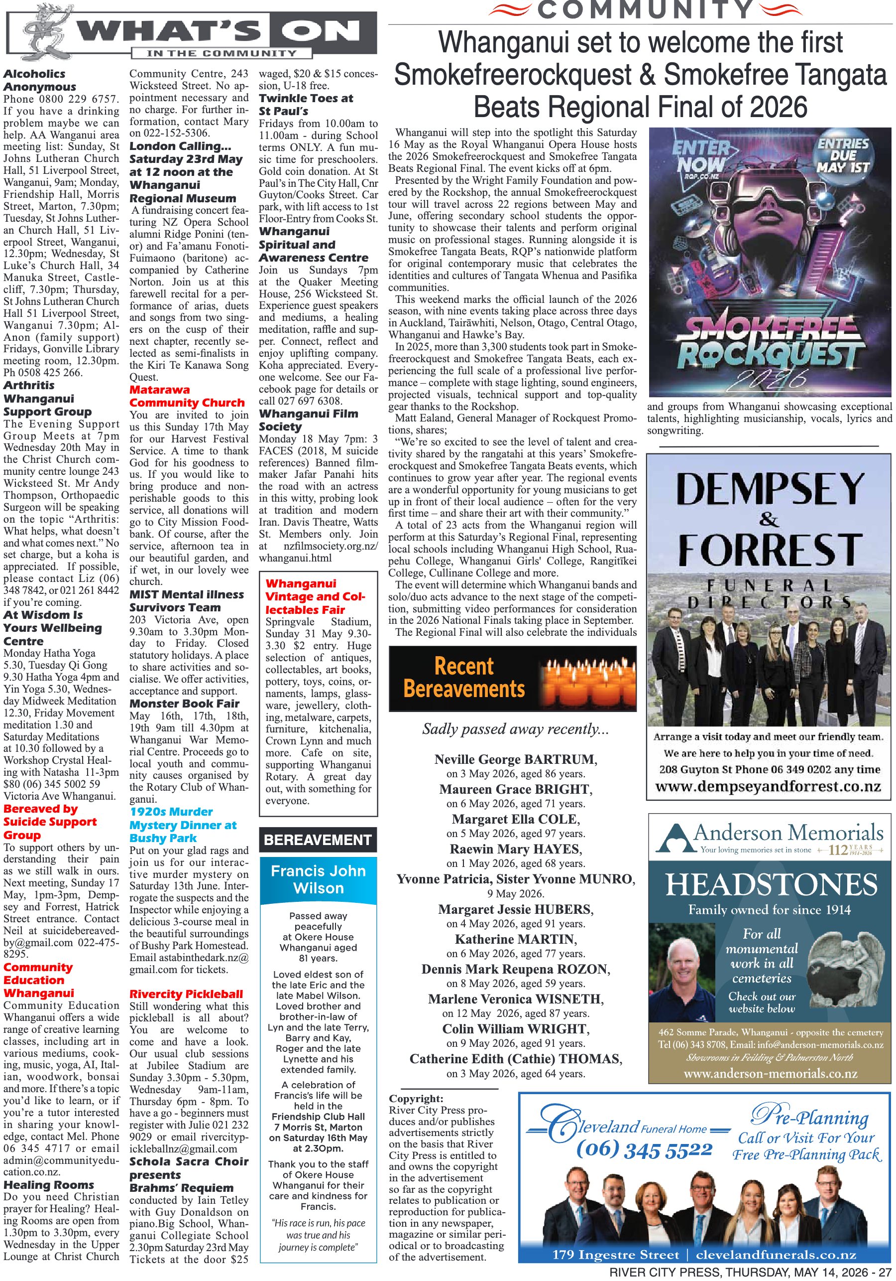 Page 27 of the 14 May 2026 edition