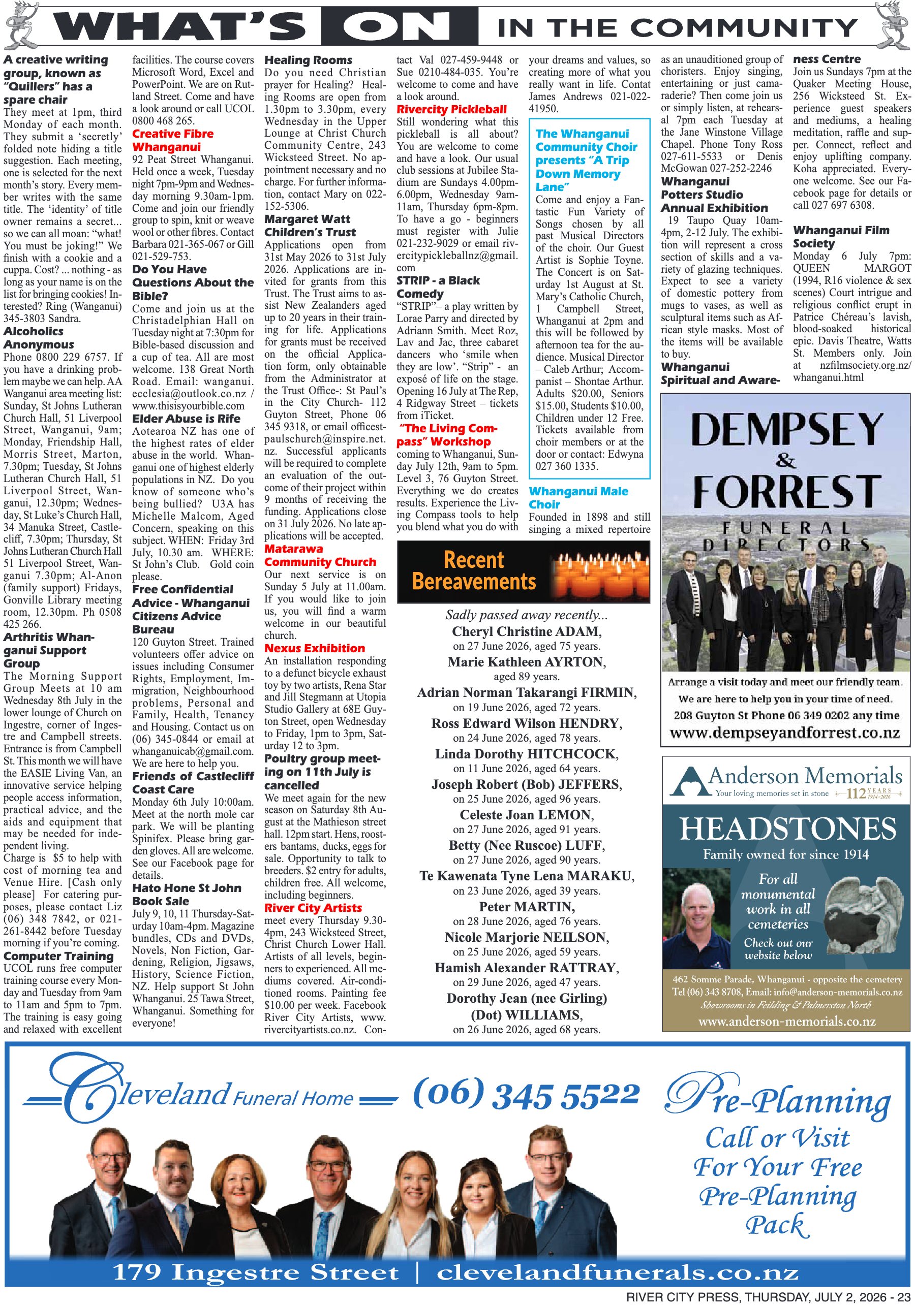Page 23 of the 2 July 2026 edition