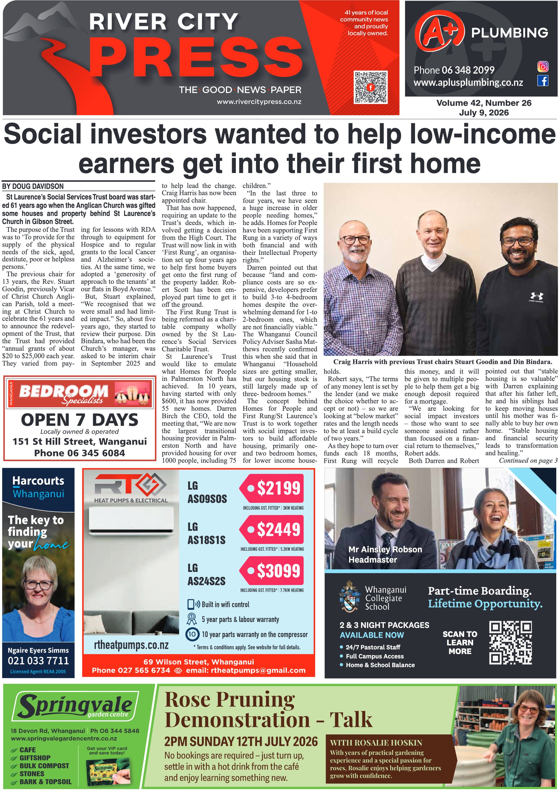 Page 1 of the 9 July 2026 edition