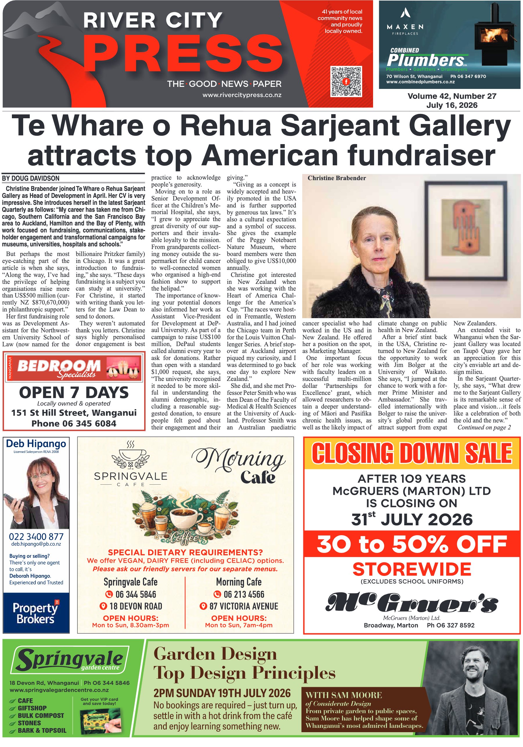 Page 1 of the 16 July 2026 edition