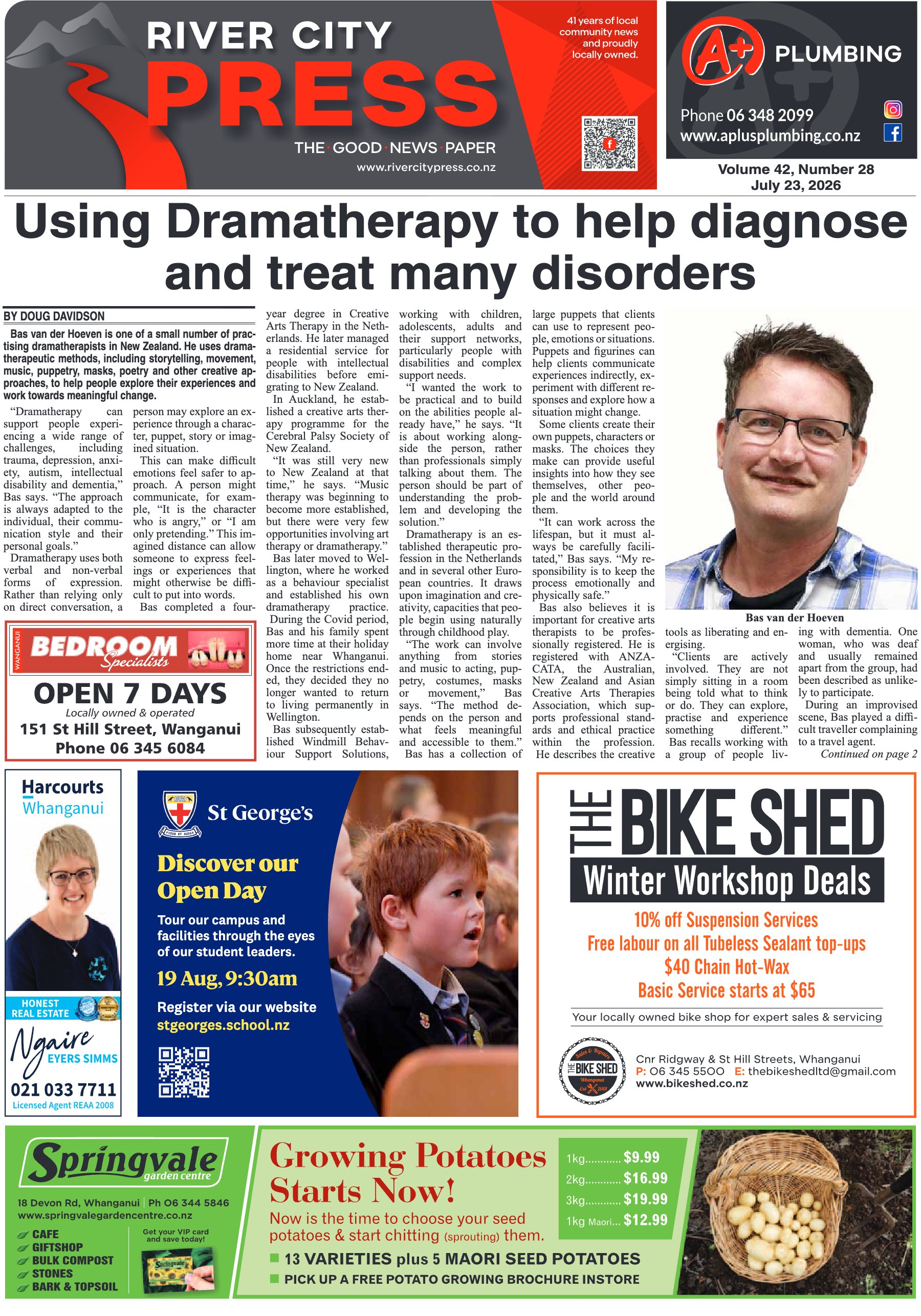 Page 1 of the 23 July 2026 edition