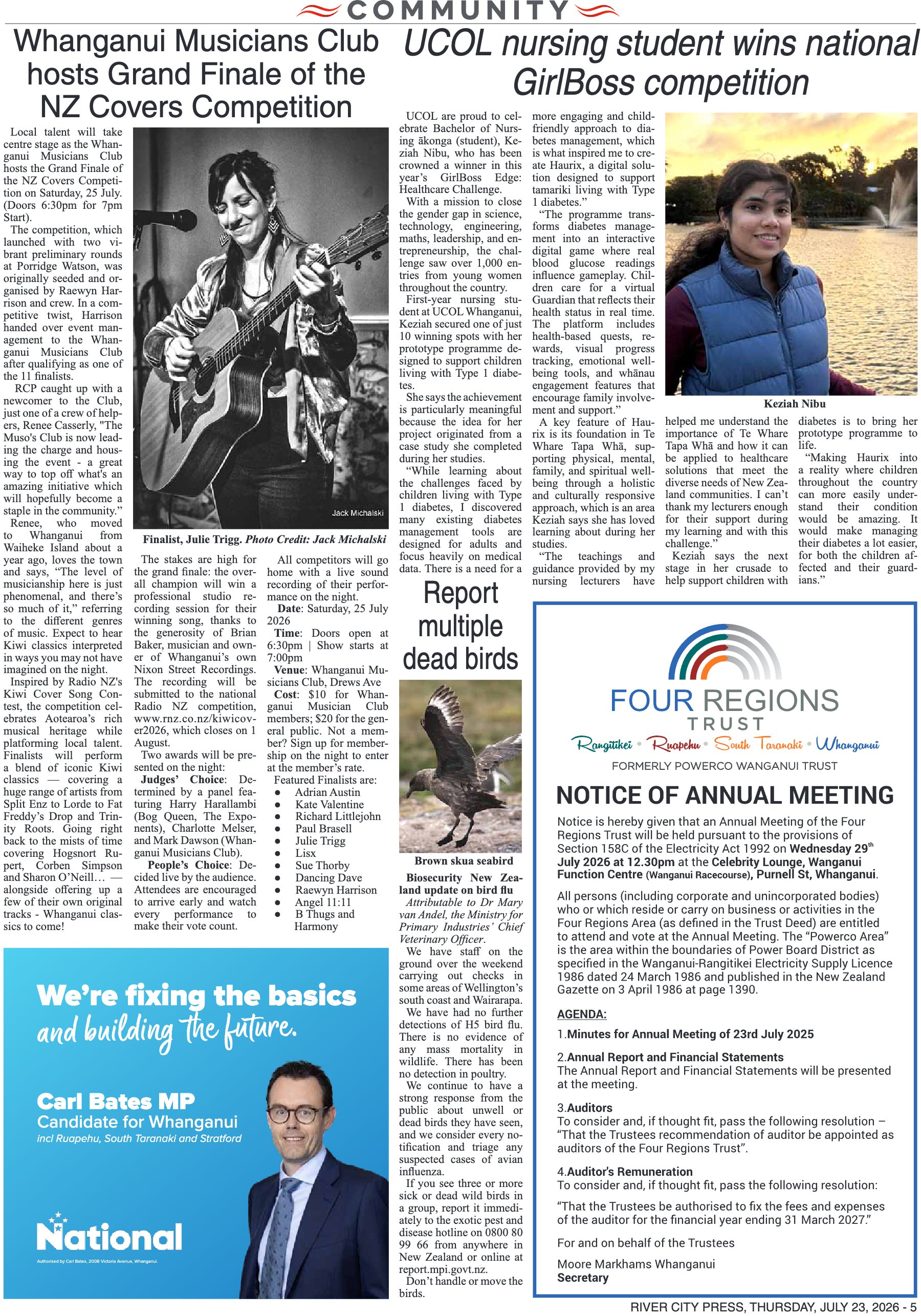 Page 5 of the 23 July 2026 edition