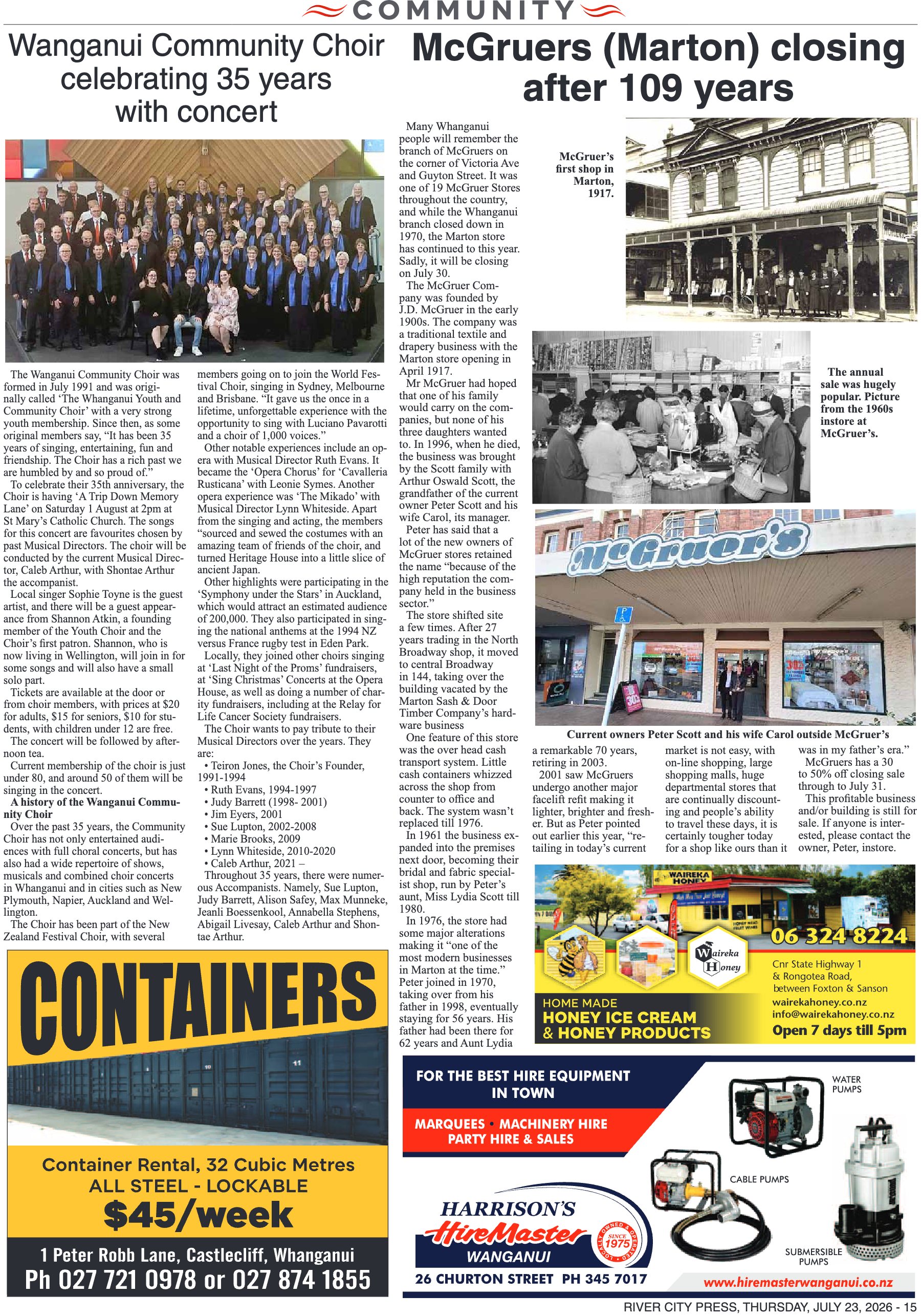 Page 15 of the 23 July 2026 edition