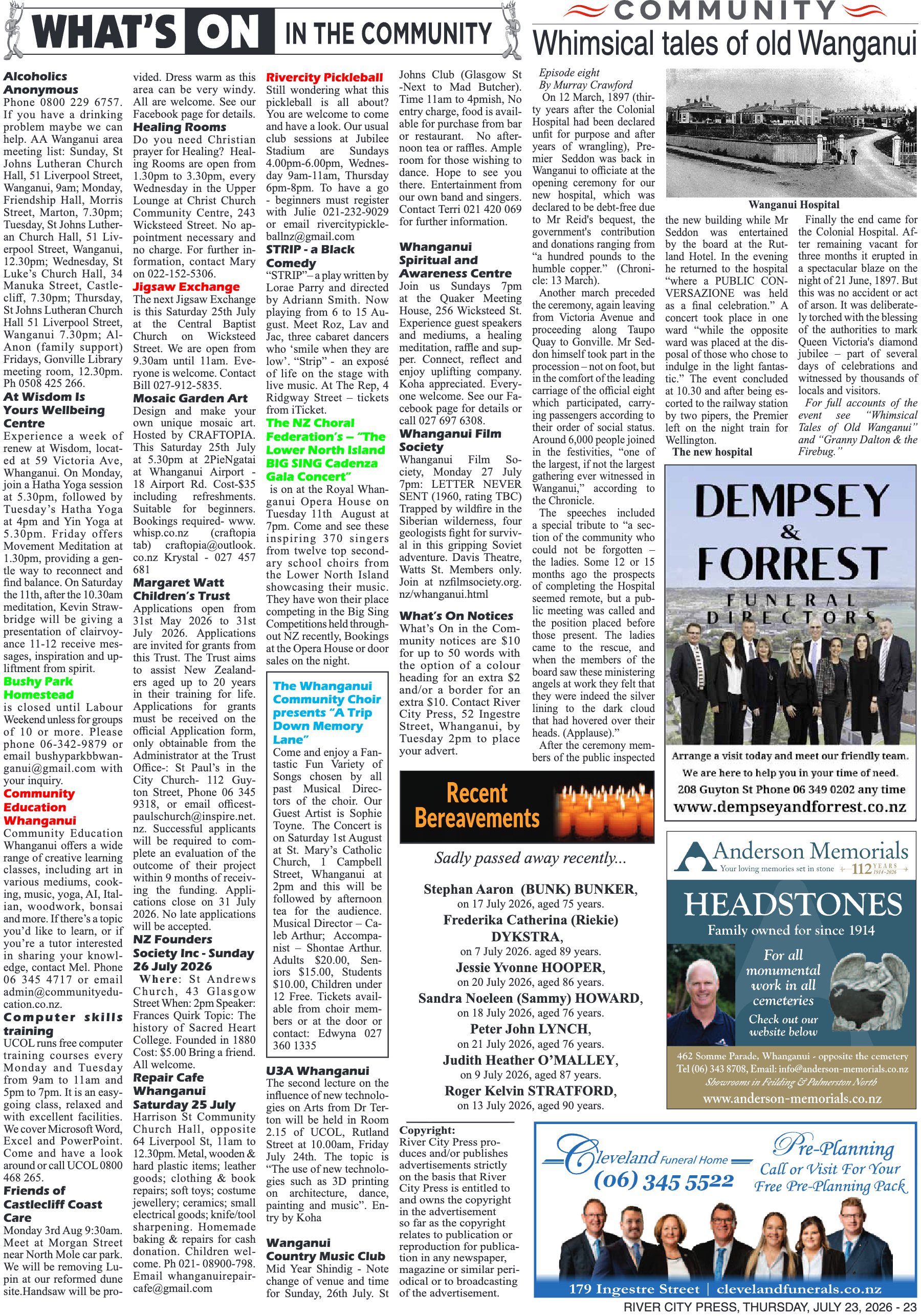 Page 23 of the 23 July 2026 edition