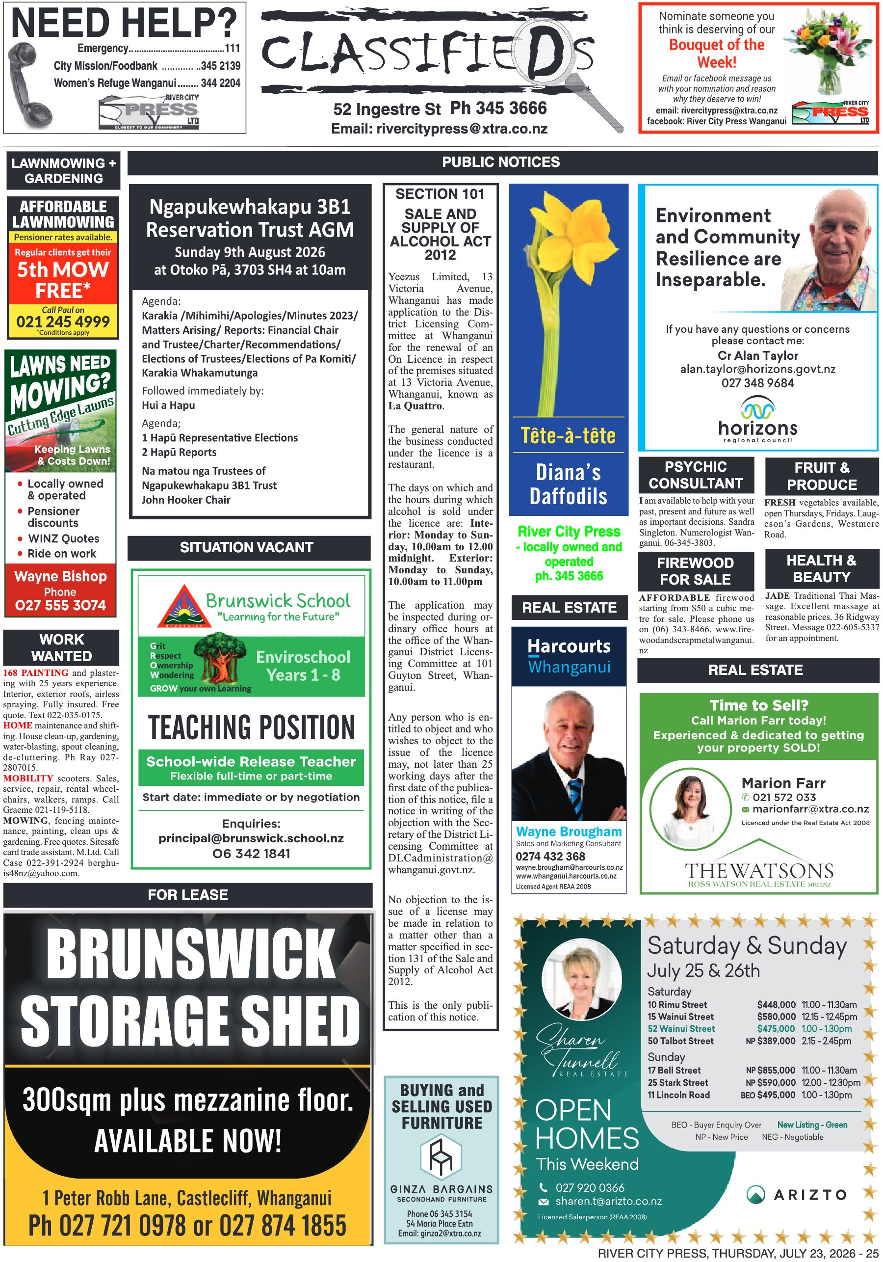 Page 25 of the 23 July 2026 edition