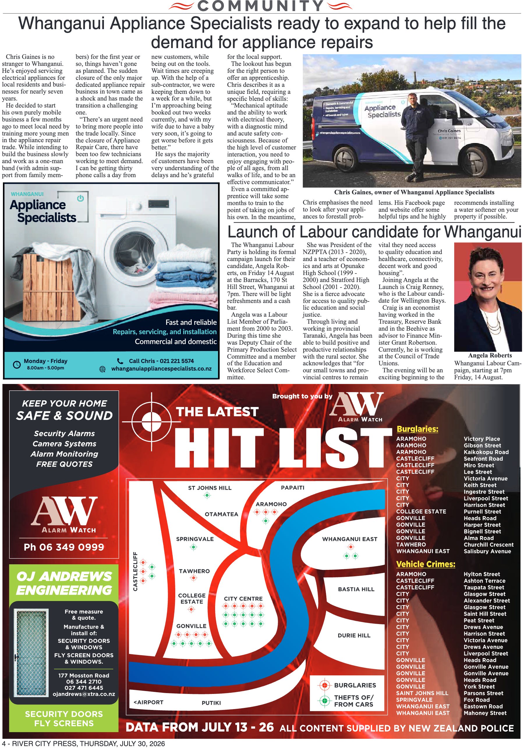 Page 4 of the 30 July 2026 edition