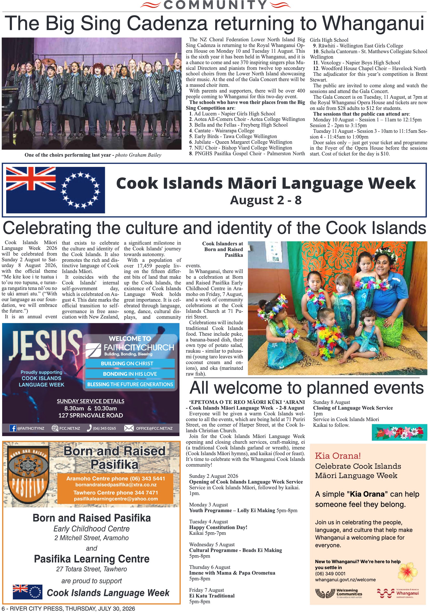 Page 6 of the 30 July 2026 edition