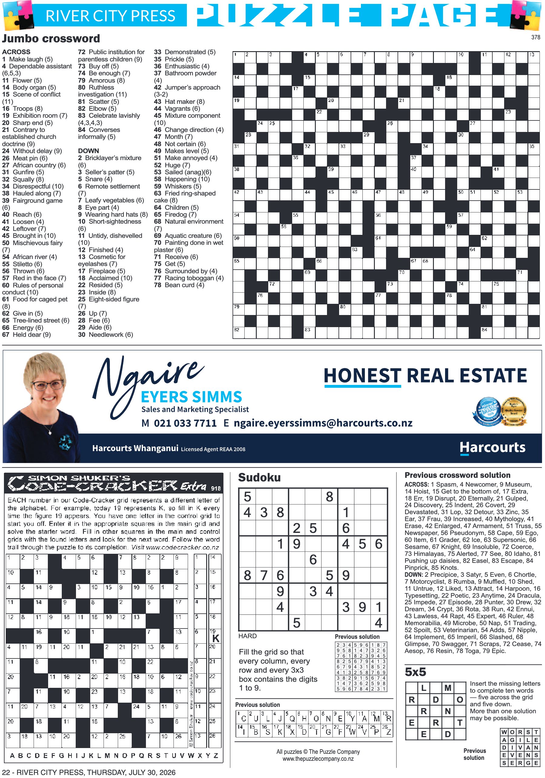 Page 22 of the 30 July 2026 edition