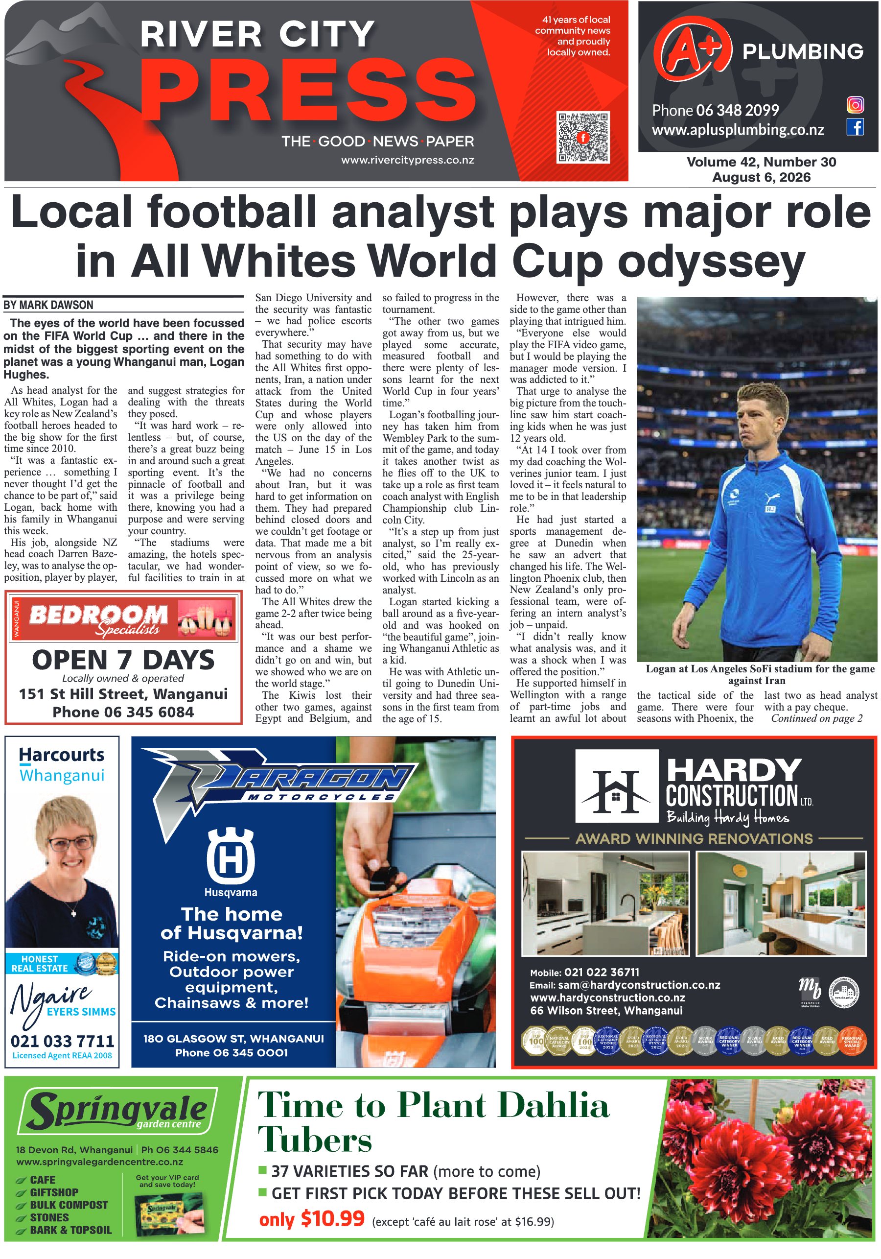 Page 1 of the 6 August 2026 edition