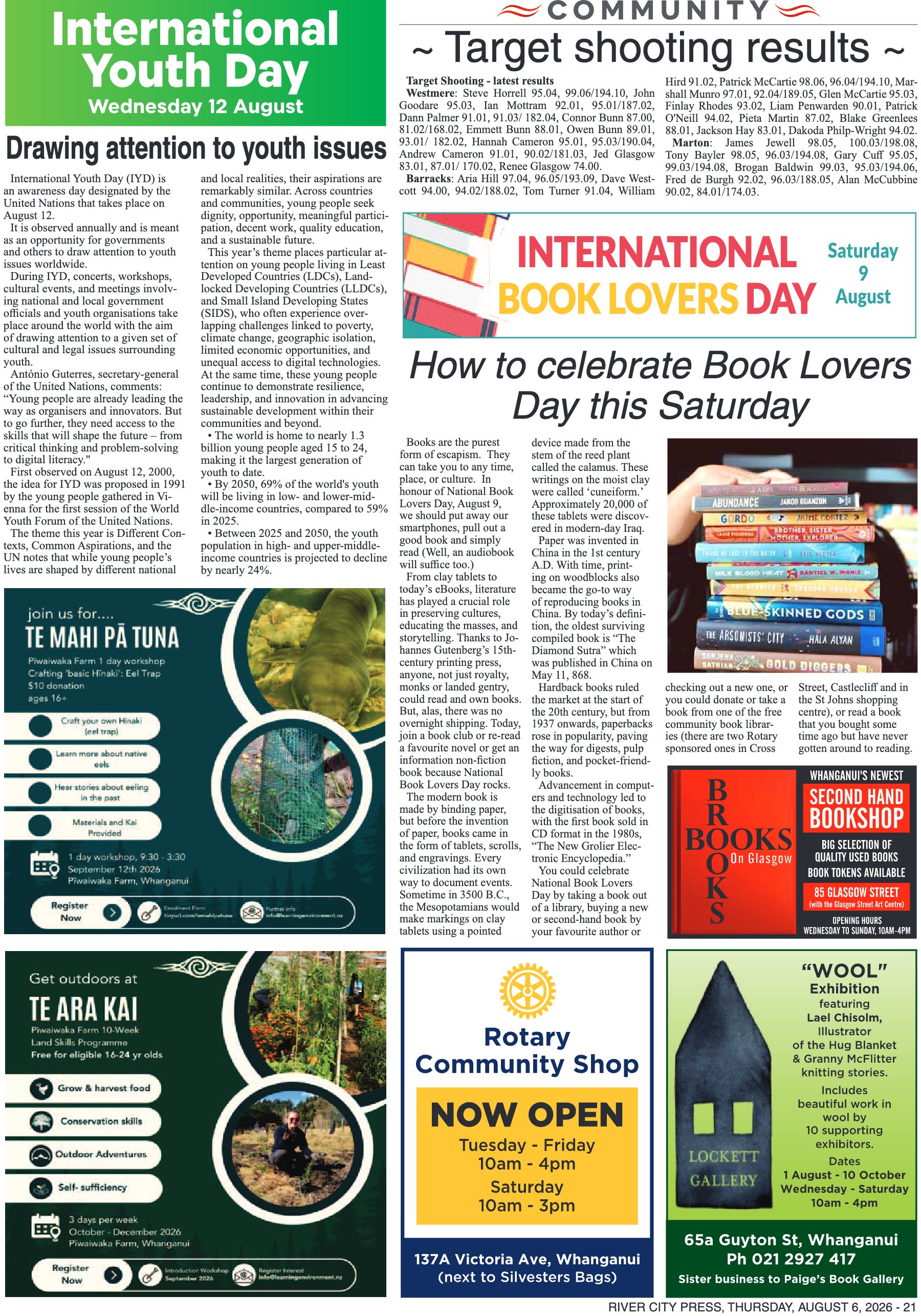 Page 21 of the 6 August 2026 edition