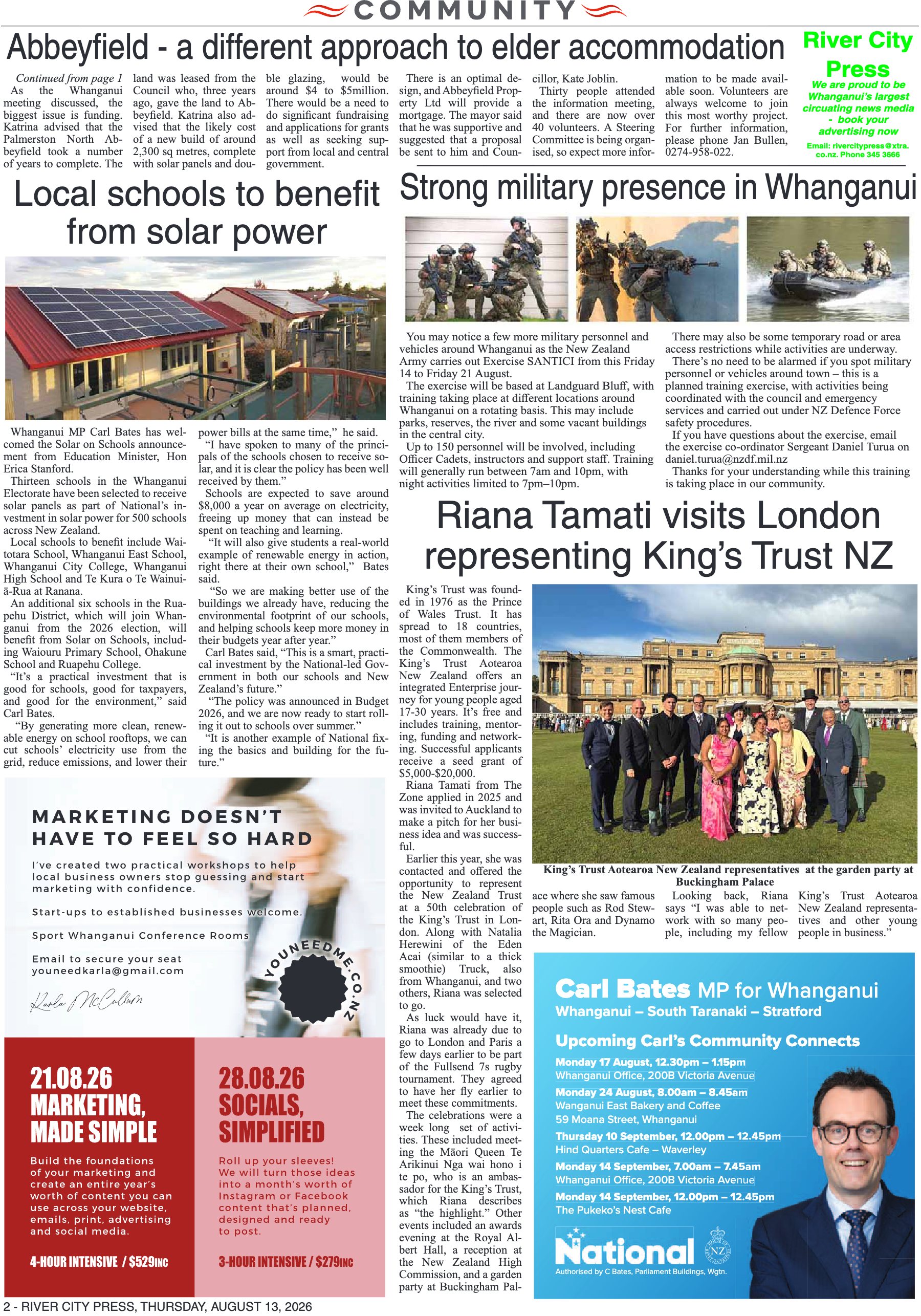 Page 2 of the 13 August 2026 edition