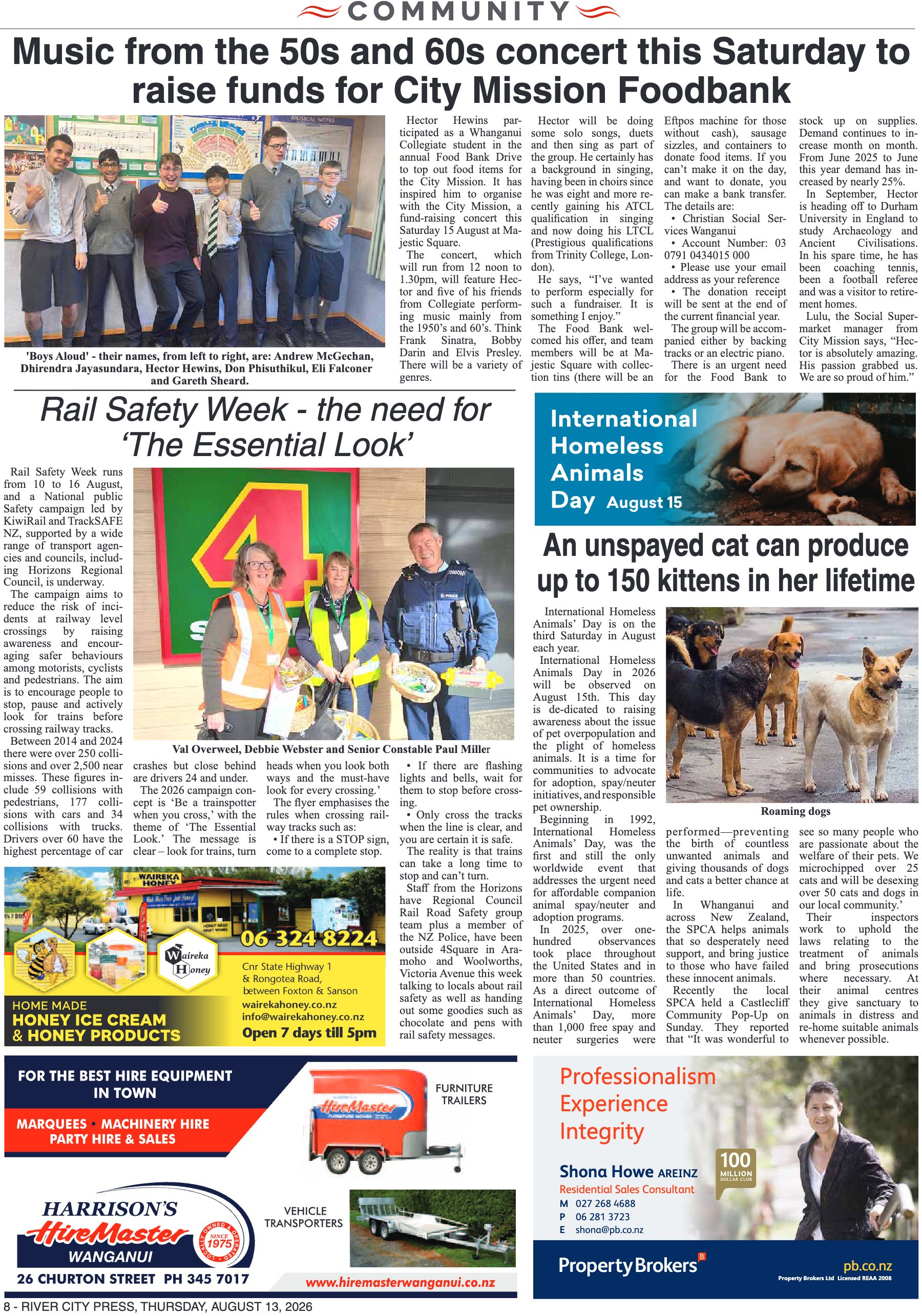 Page 8 of the 13 August 2026 edition
