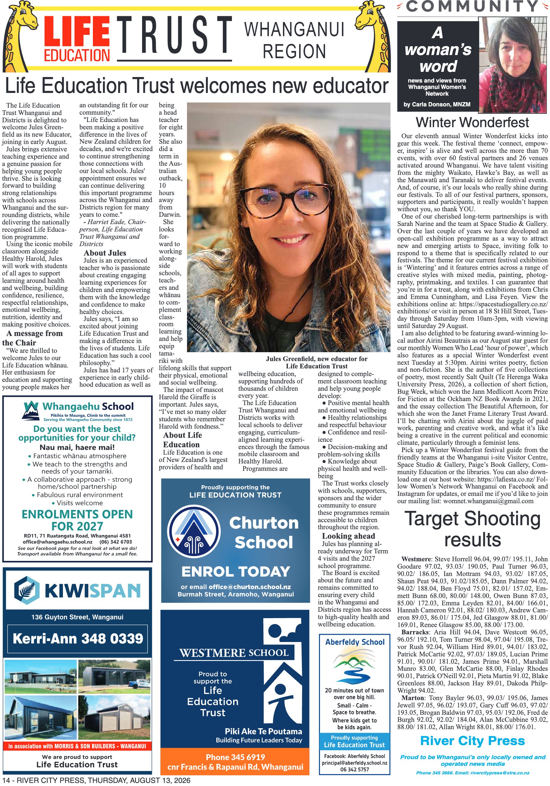 Page 14 of the 13 August 2026 edition