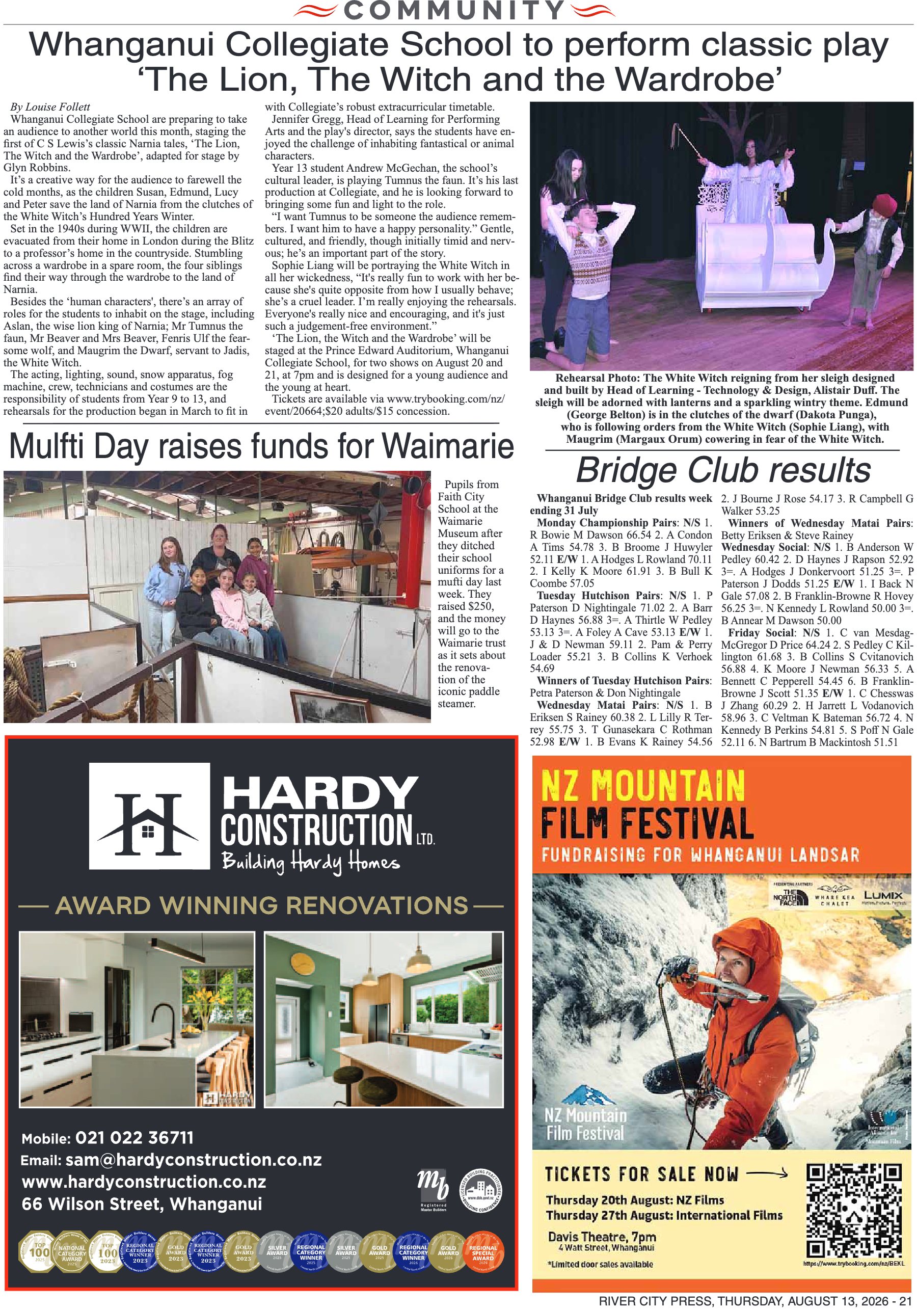 Page 21 of the 13 August 2026 edition