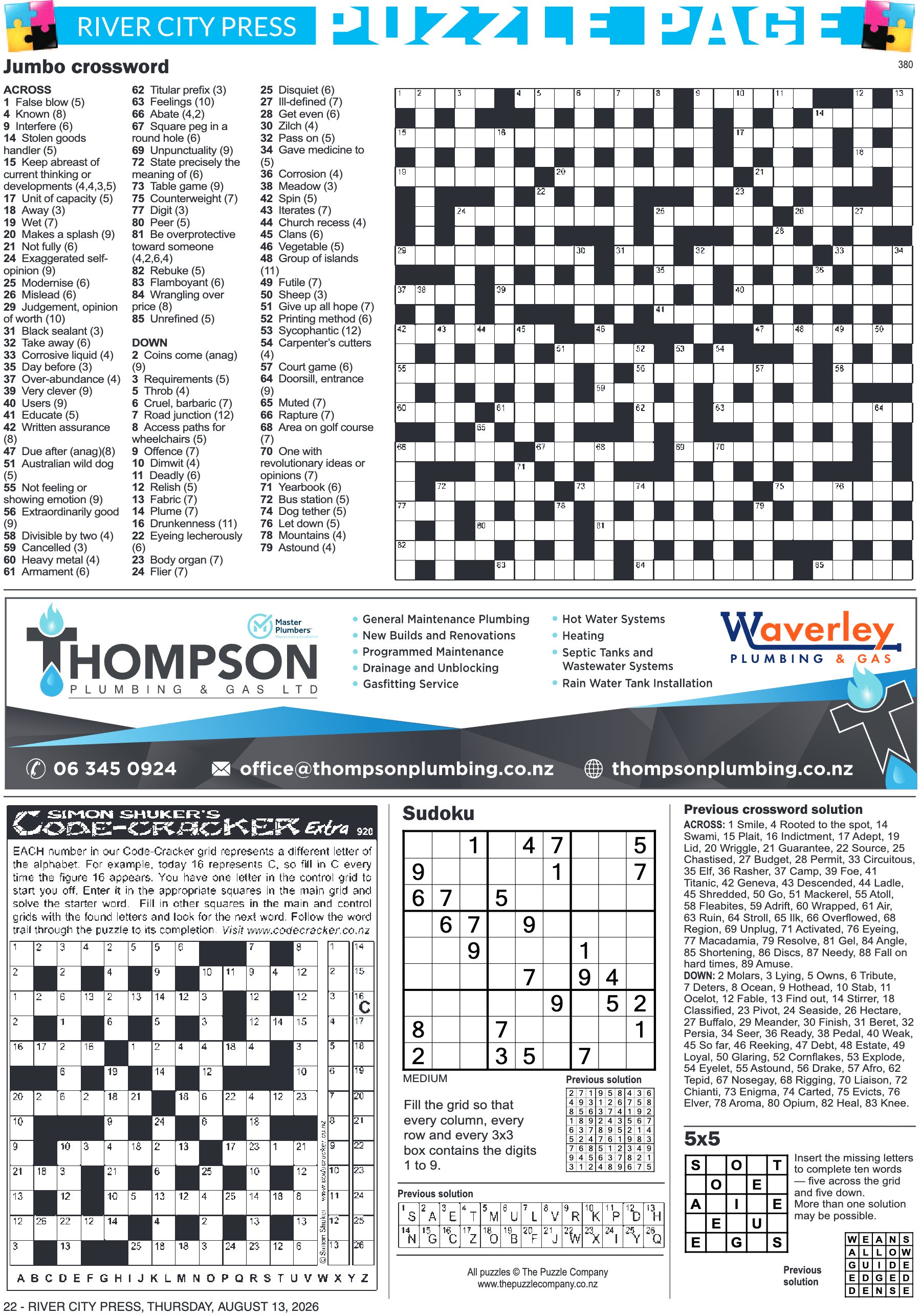 Page 22 of the 13 August 2026 edition