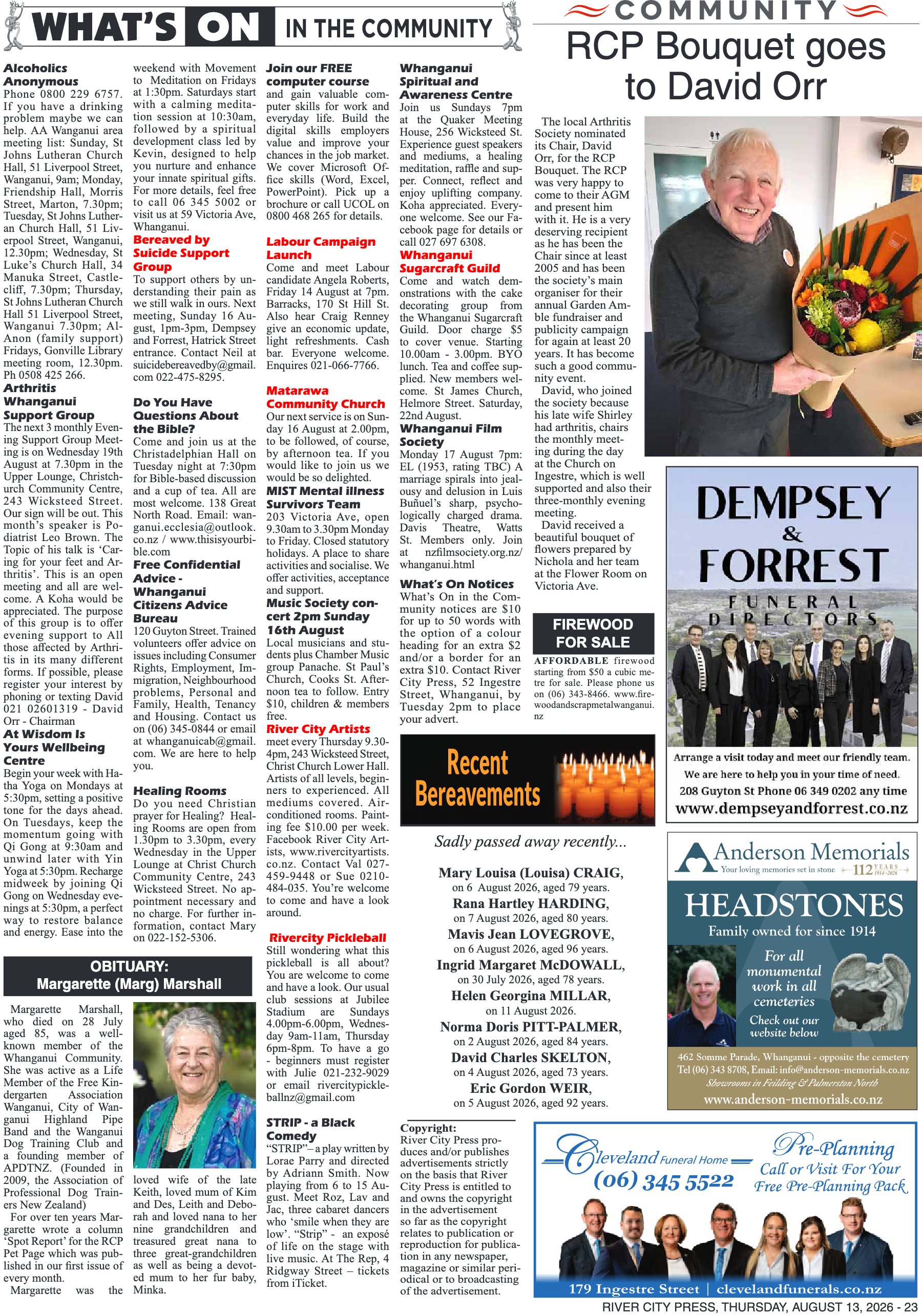 Page 23 of the 13 August 2026 edition