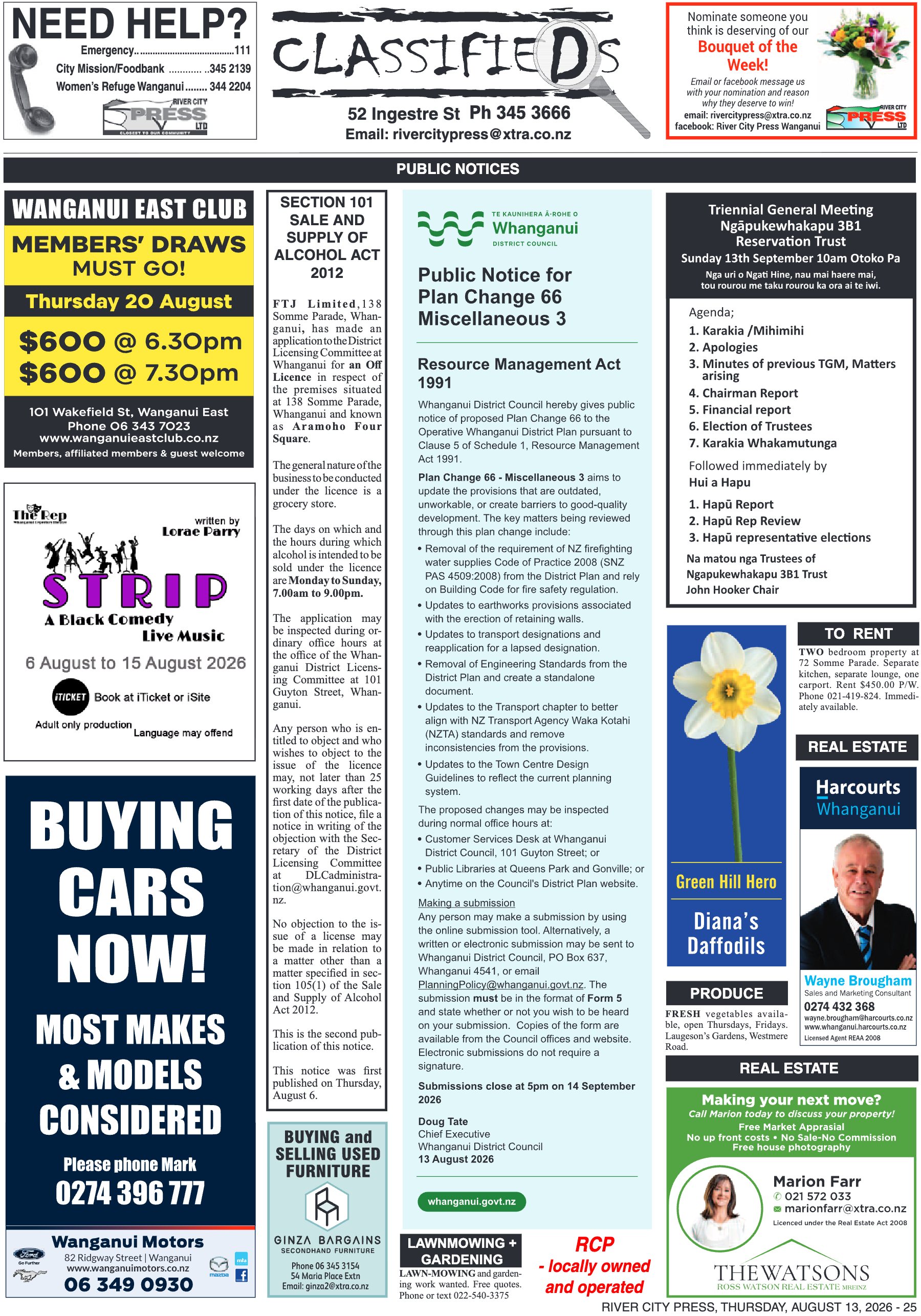 Page 25 of the 13 August 2026 edition