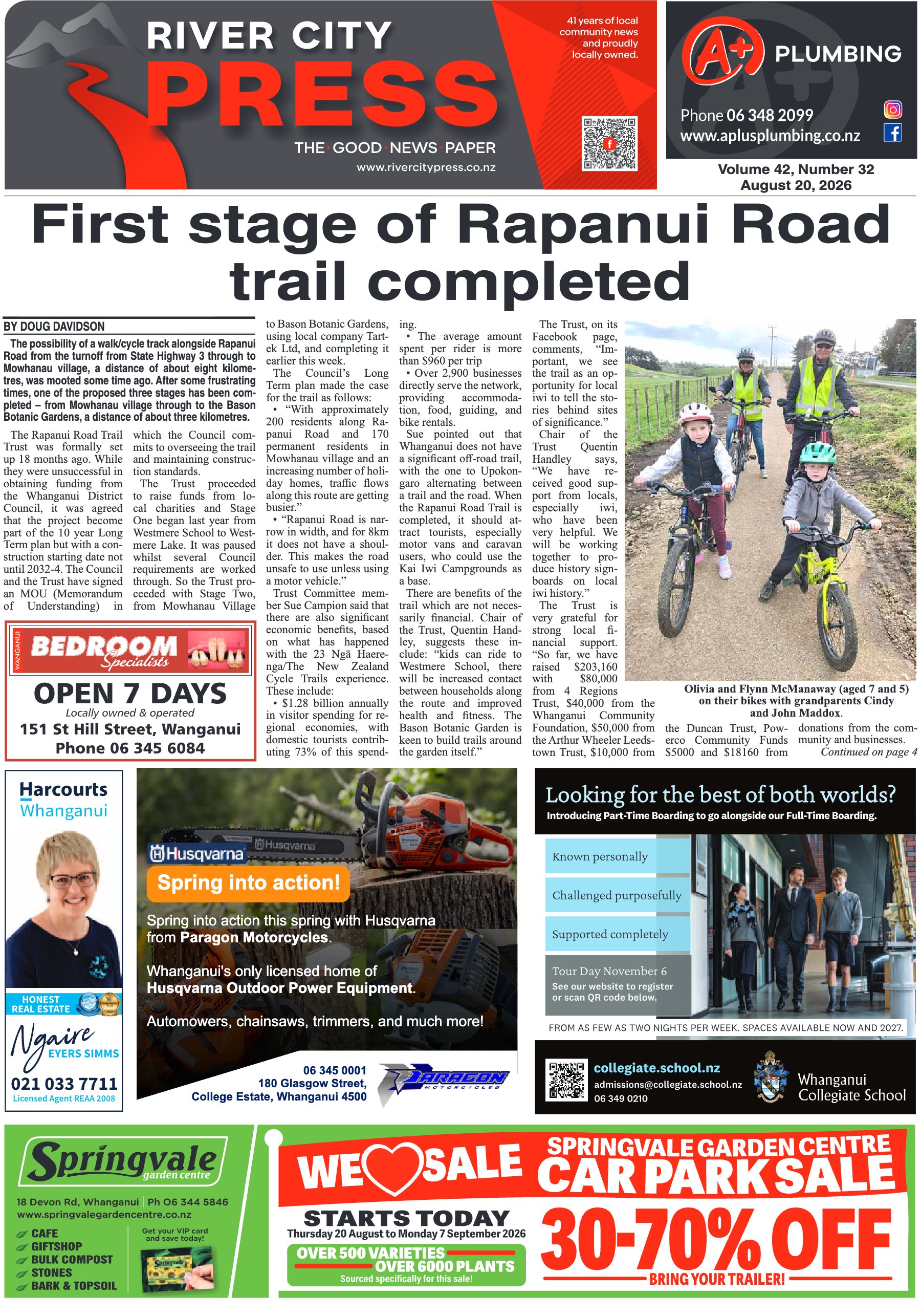 Page 1 of the 20 August 2026 edition