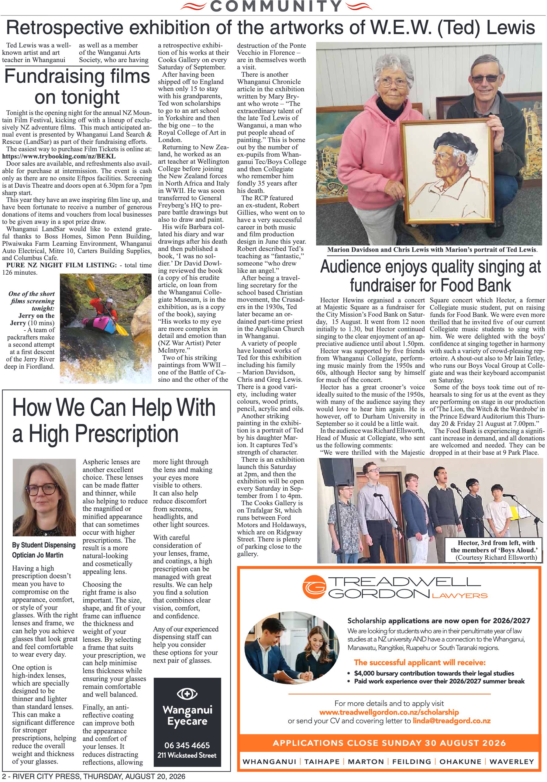 Page 2 of the 20 August 2026 edition