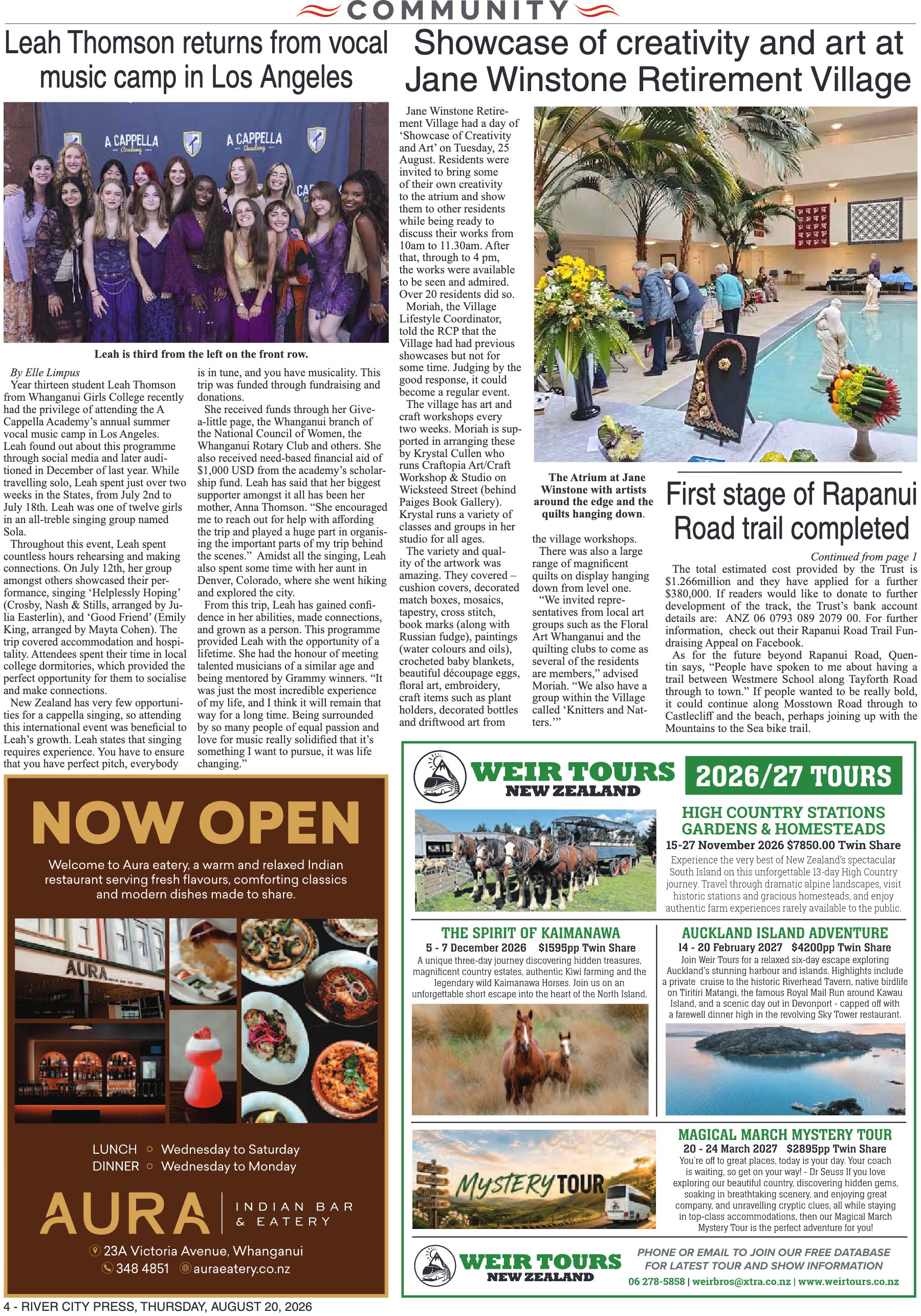 Page 4 of the 20 August 2026 edition