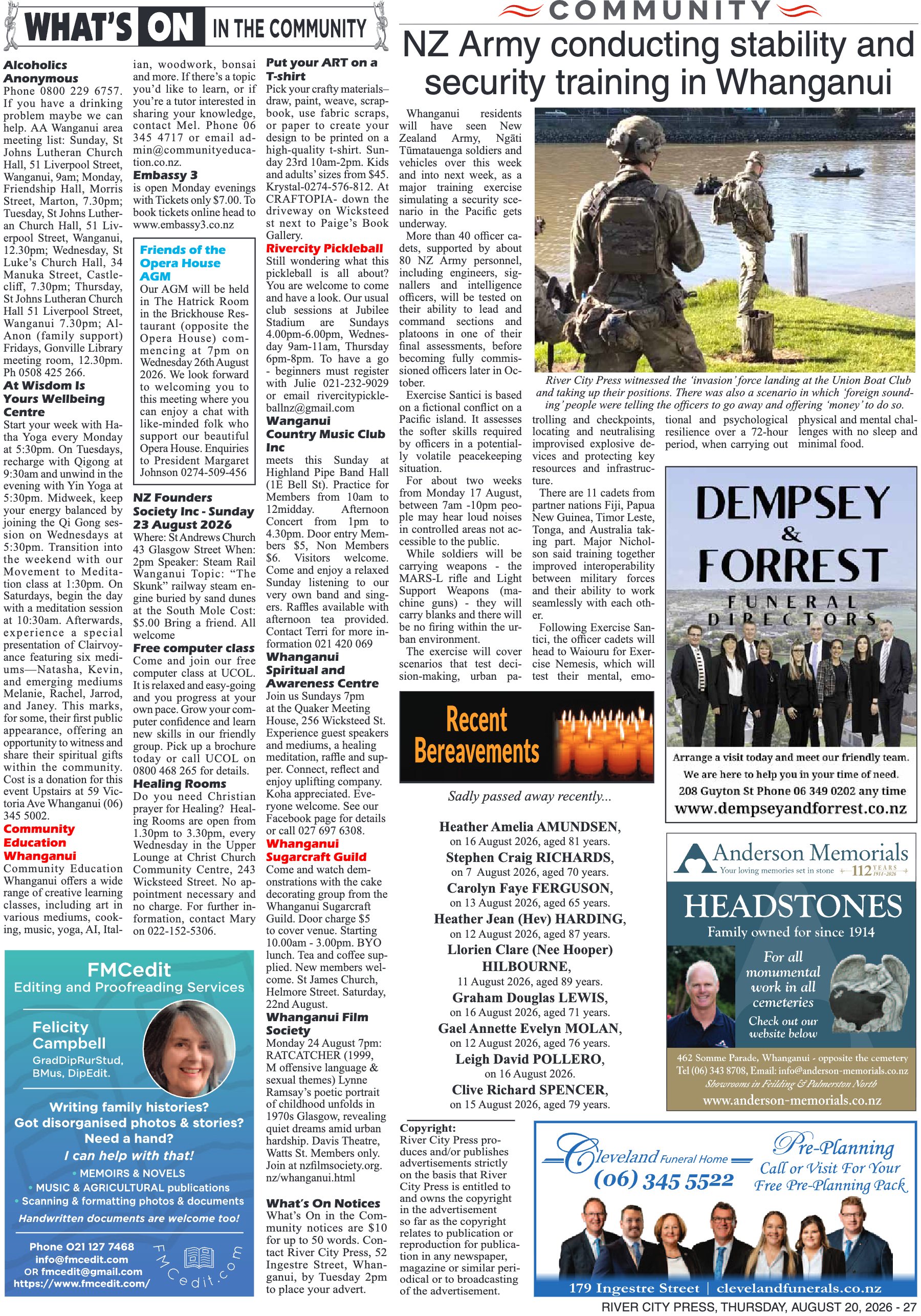 Page 27 of the 20 August 2026 edition