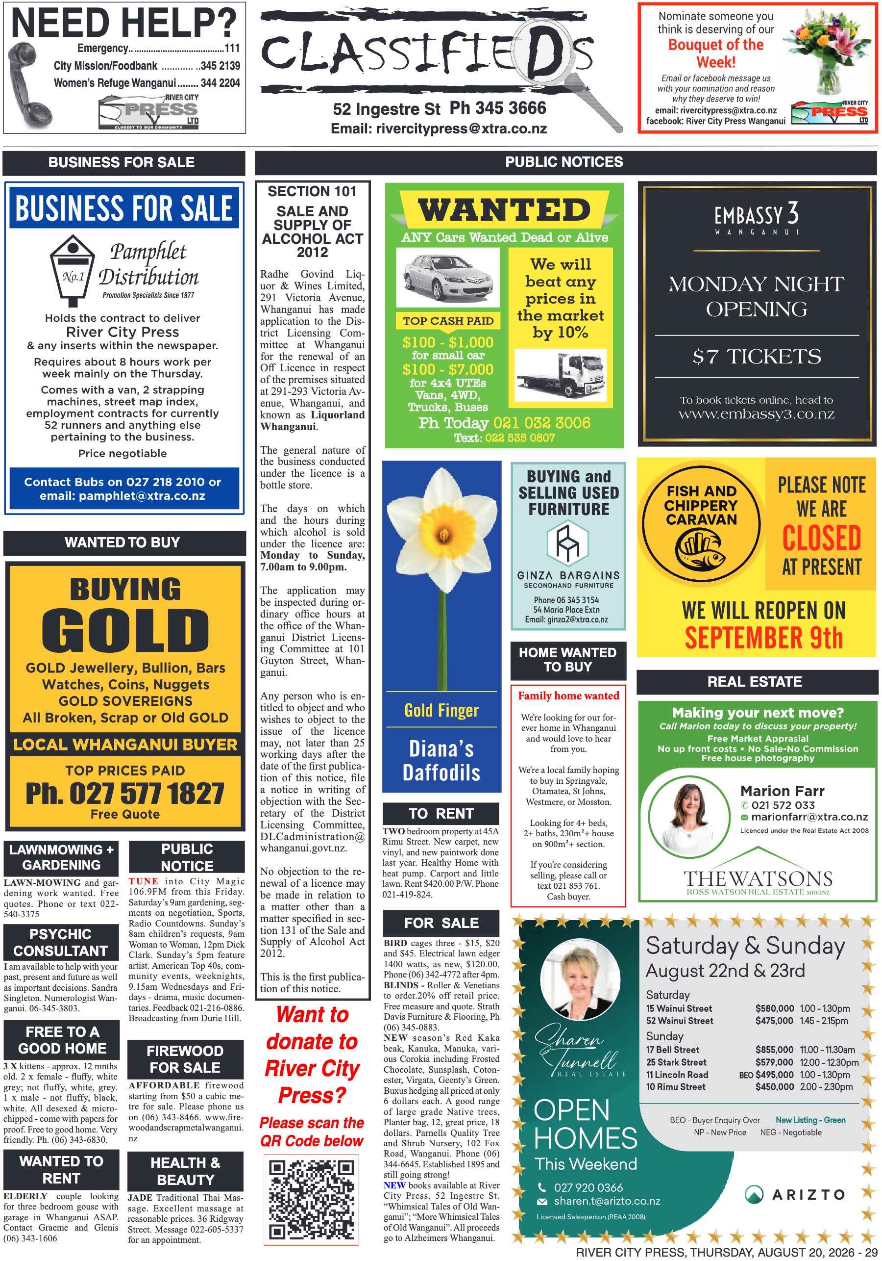 Page 29 of the 20 August 2026 edition