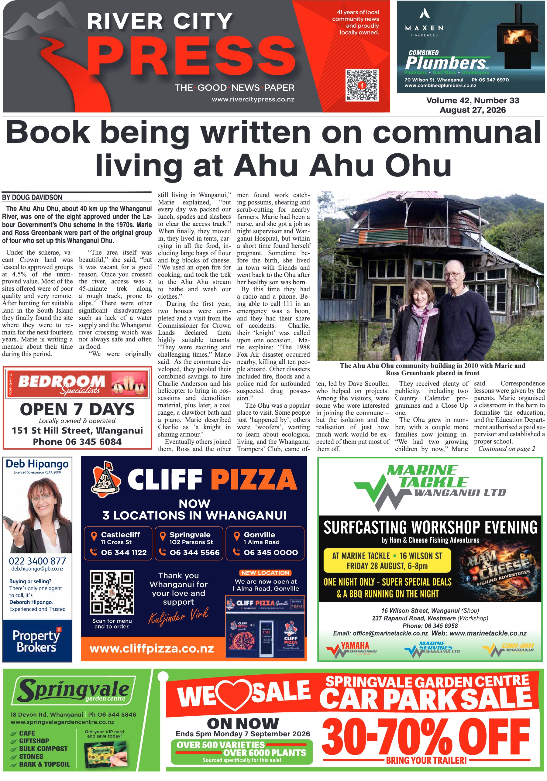 Page 1 of the 27 August 2026 edition