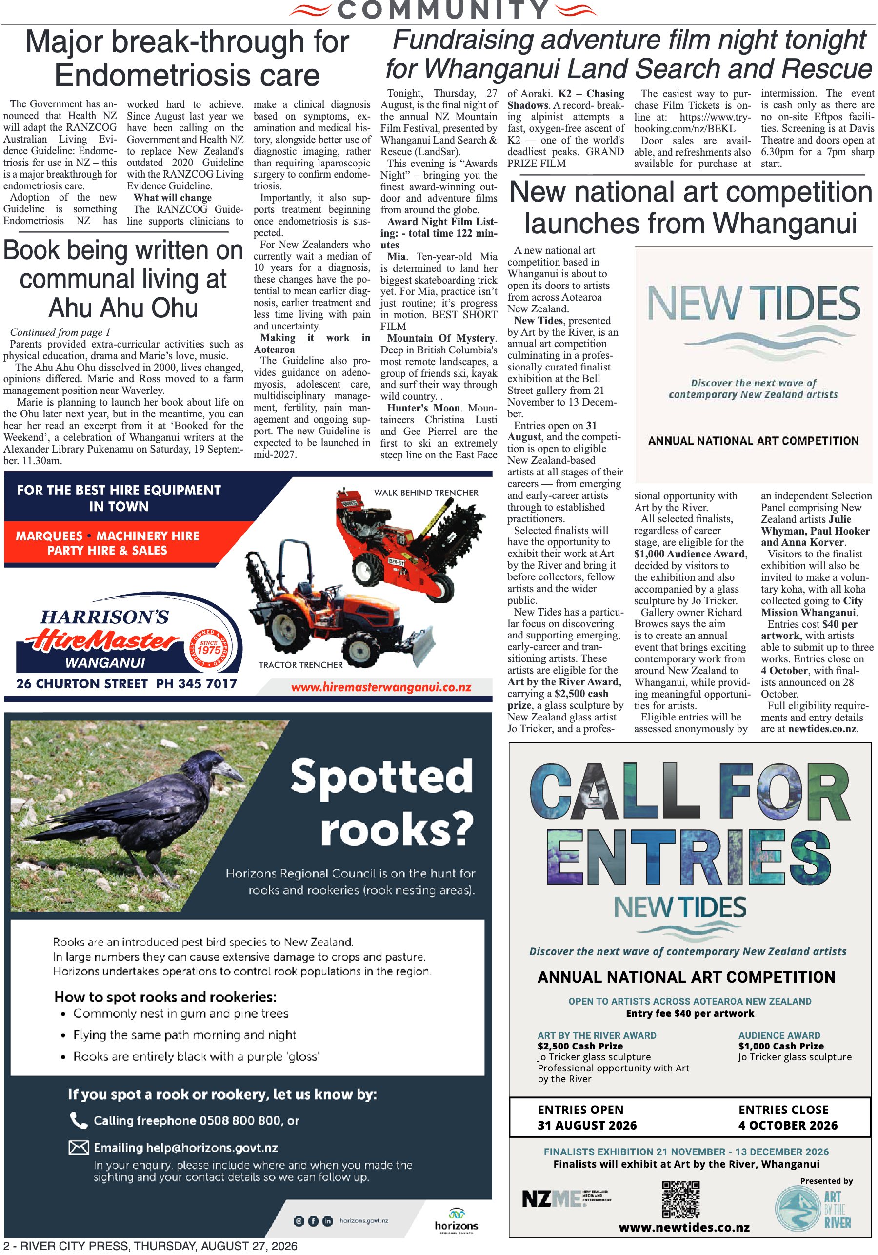 Page 2 of the 27 August 2026 edition