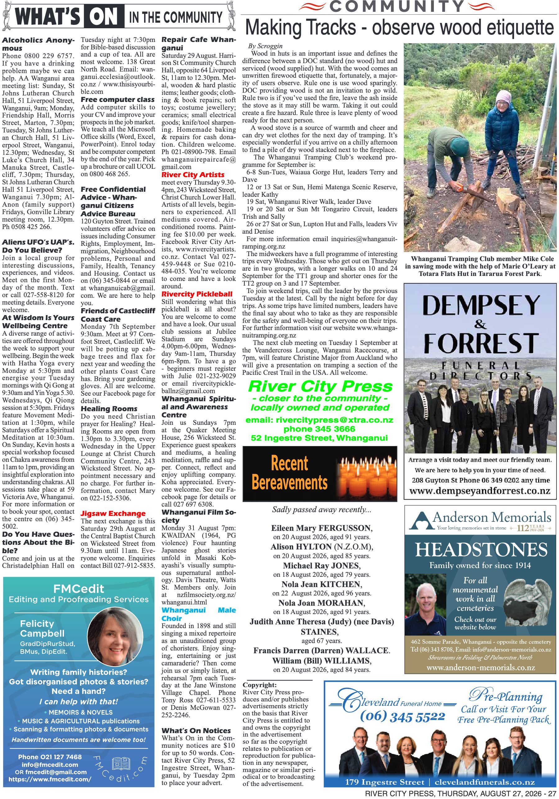 Page 27 of the 27 August 2026 edition