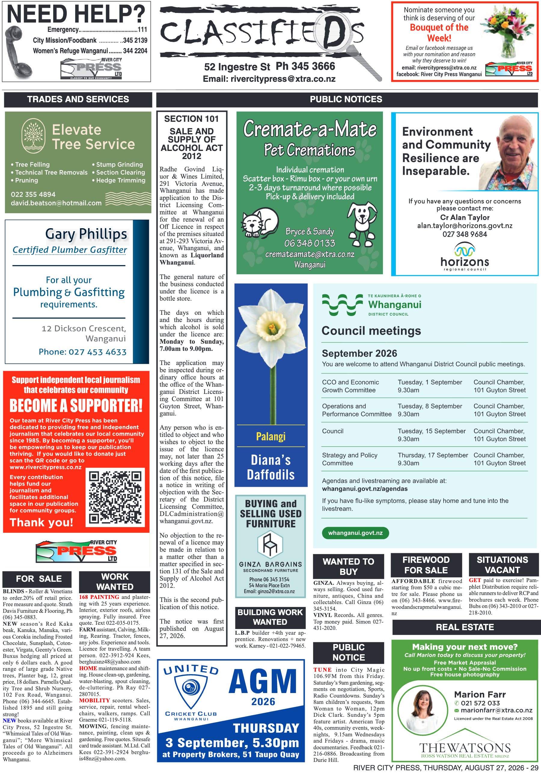 Page 29 of the 27 August 2026 edition