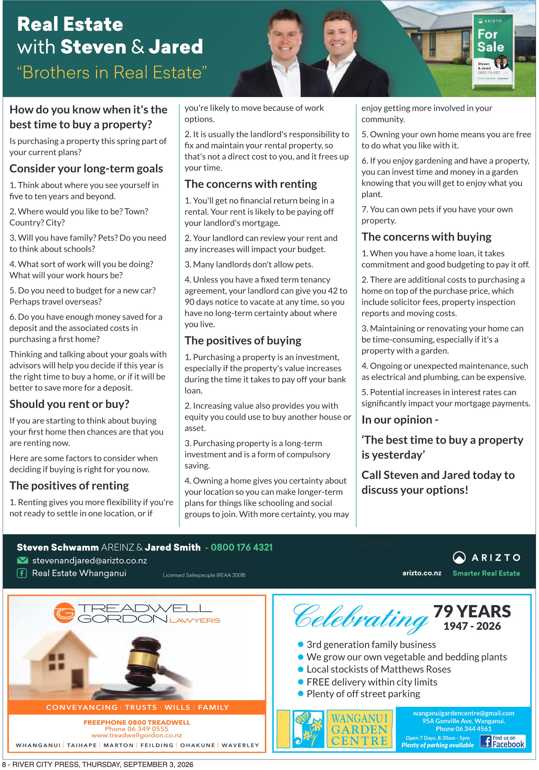 Page 8 of the 3 September 2026 edition