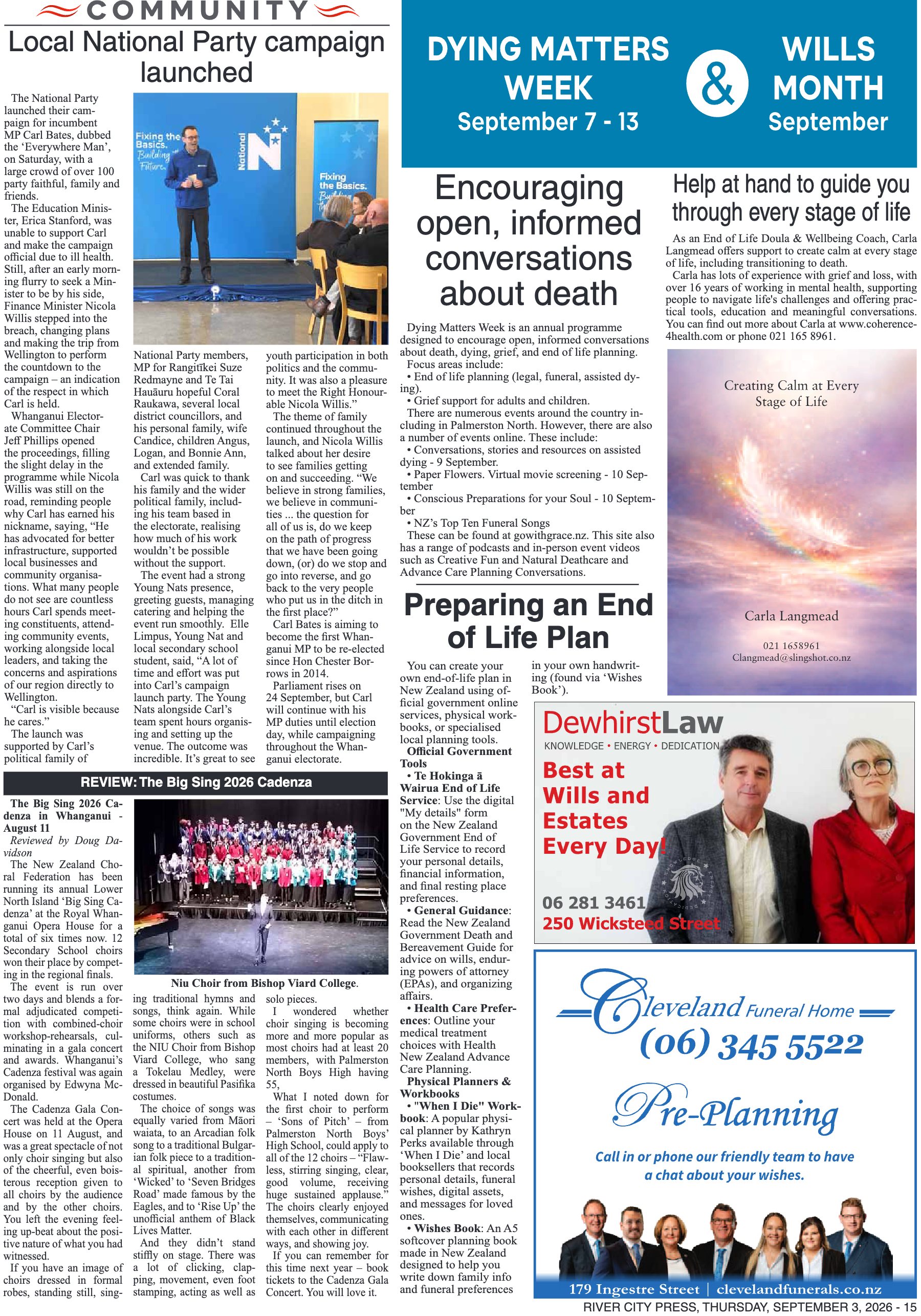 Page 15 of the 3 September 2026 edition