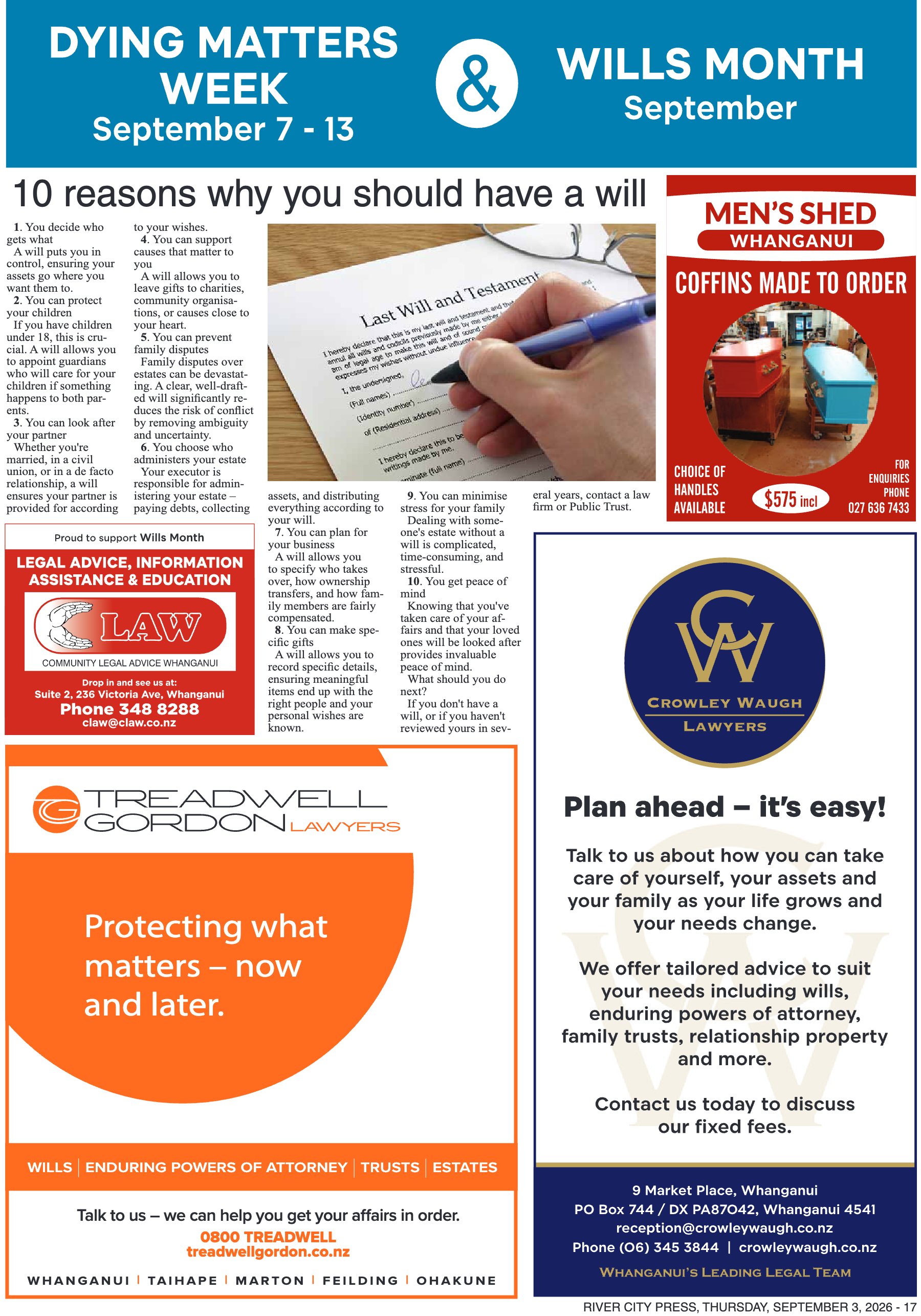 Page 17 of the 3 September 2026 edition