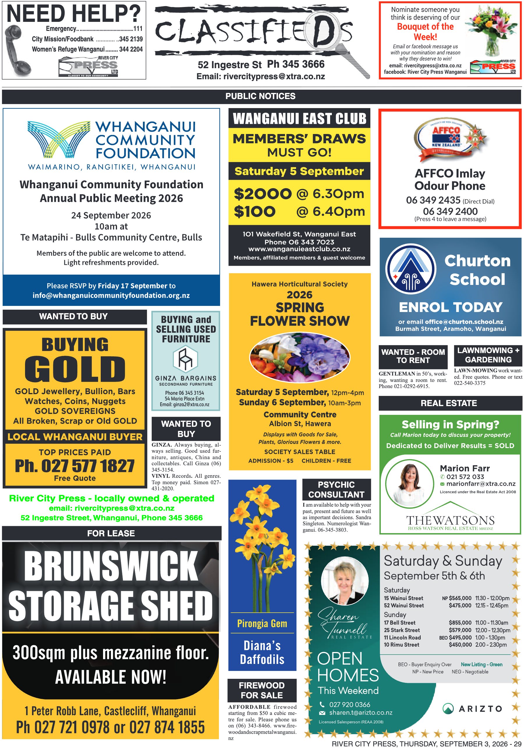 Page 29 of the 3 September 2026 edition