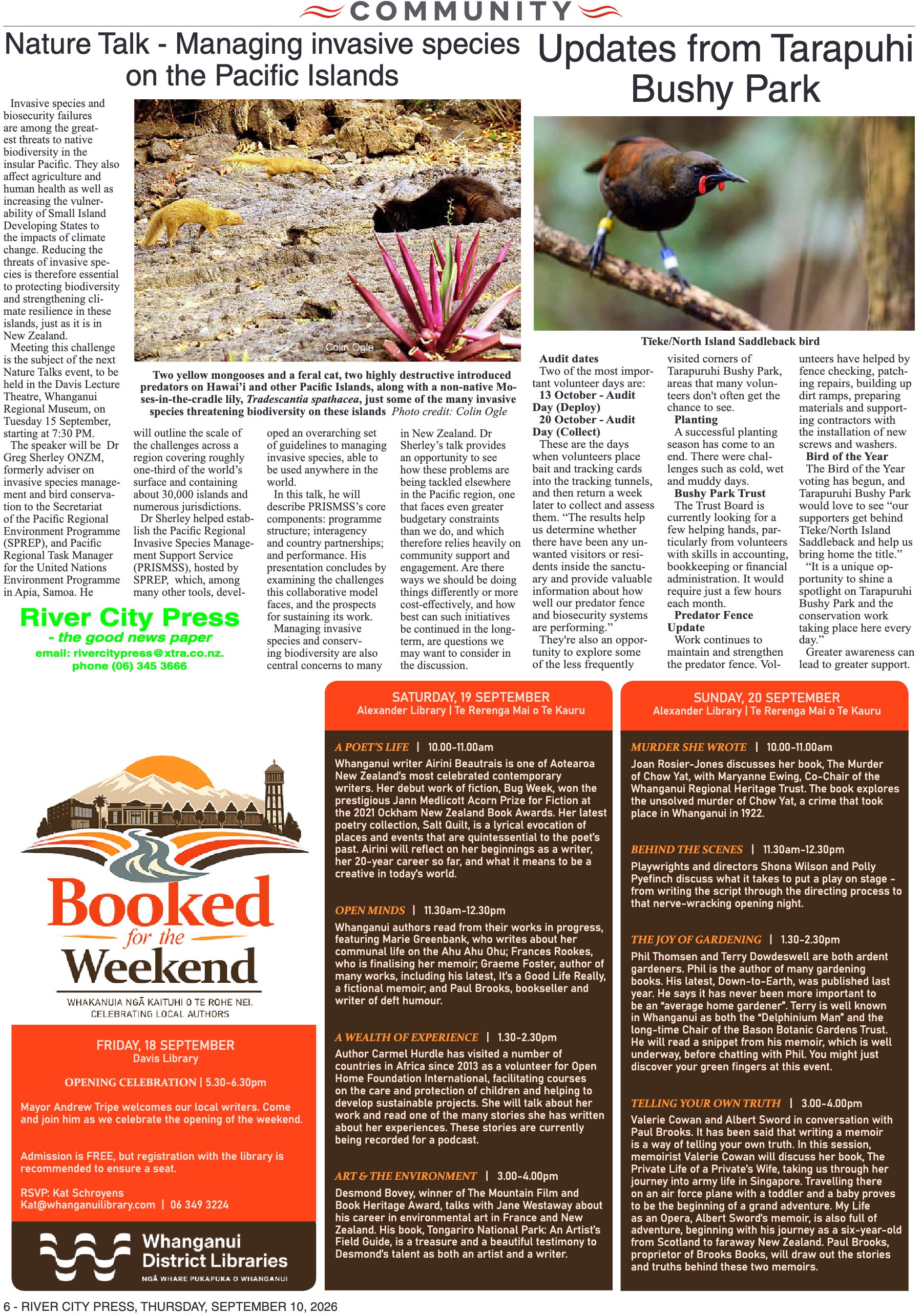 Page 6 of the 10 September 2026 edition