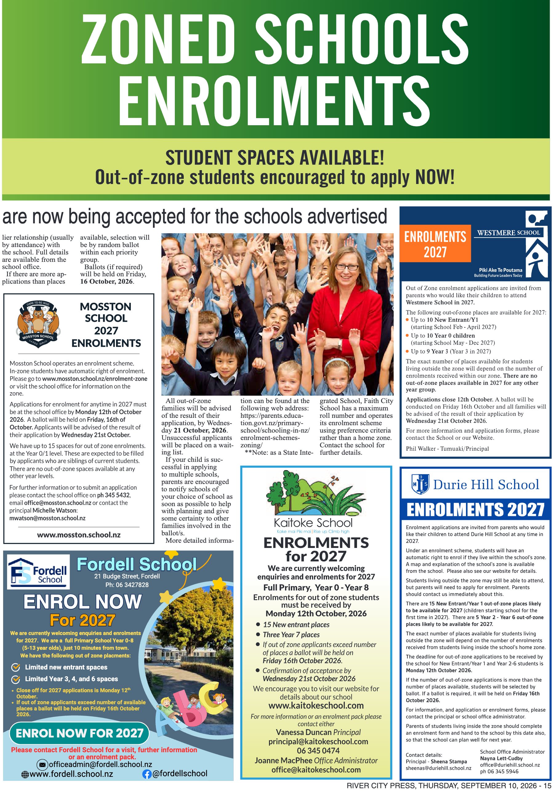 Page 15 of the 10 September 2026 edition
