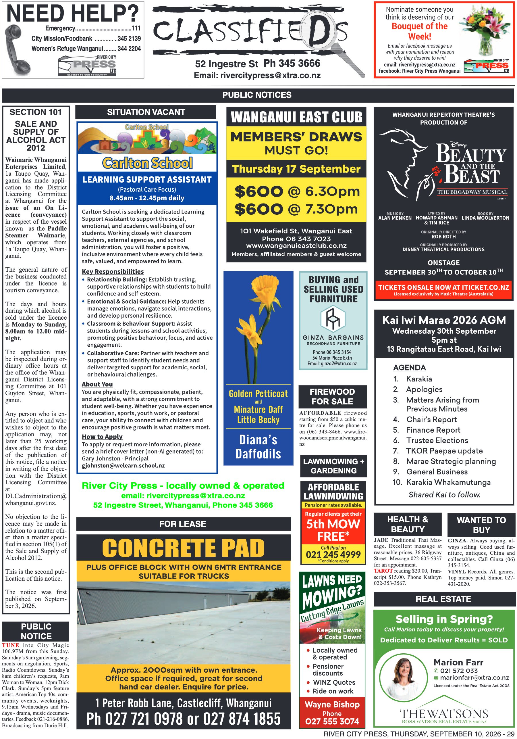 Page 29 of the 10 September 2026 edition