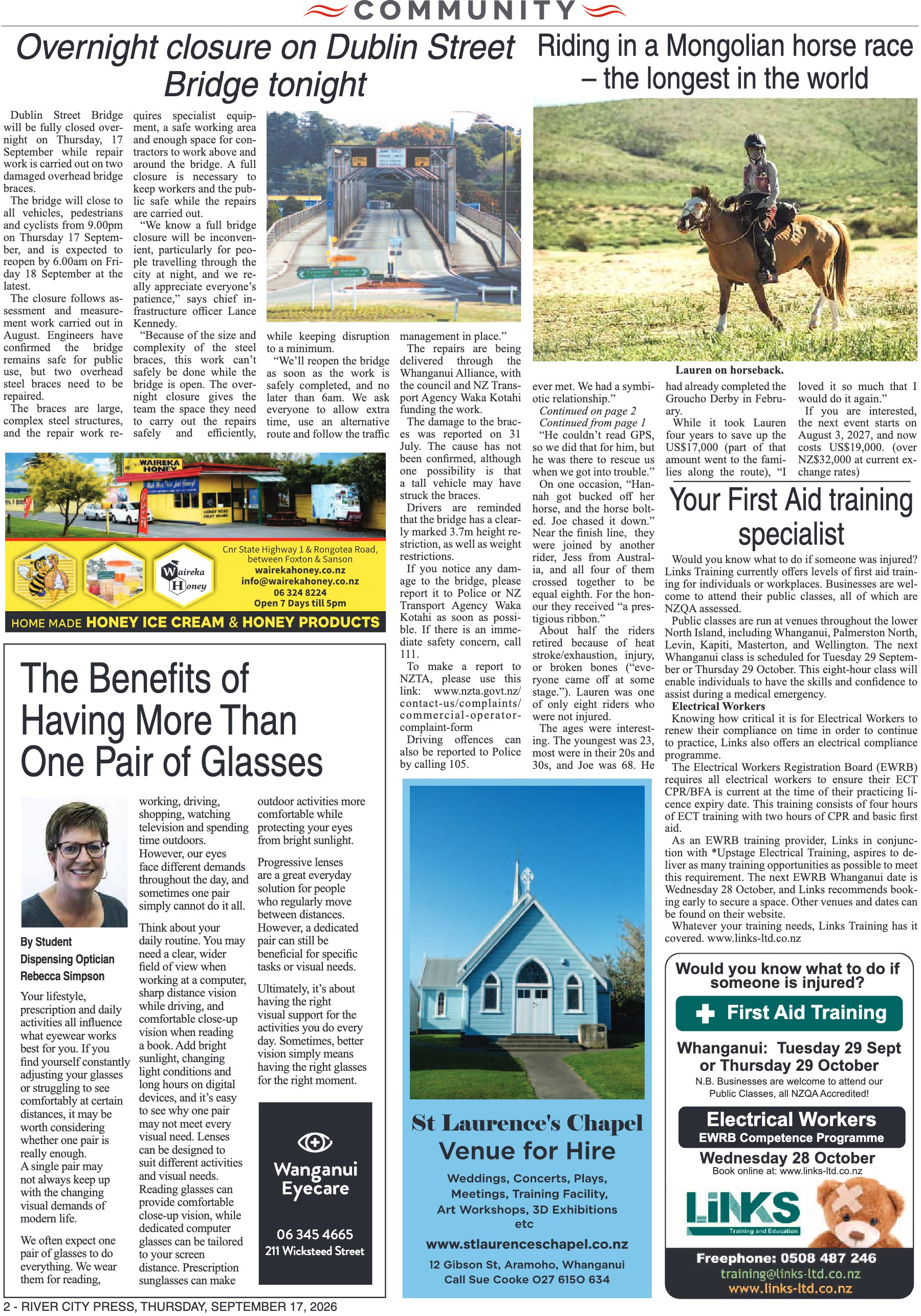 Page 2 of the 17 September 2026 edition