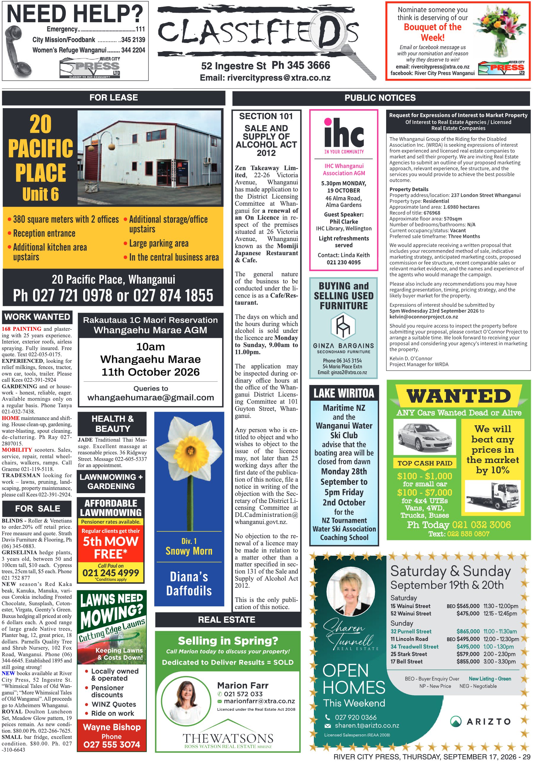 Page 29 of the 17 September 2026 edition