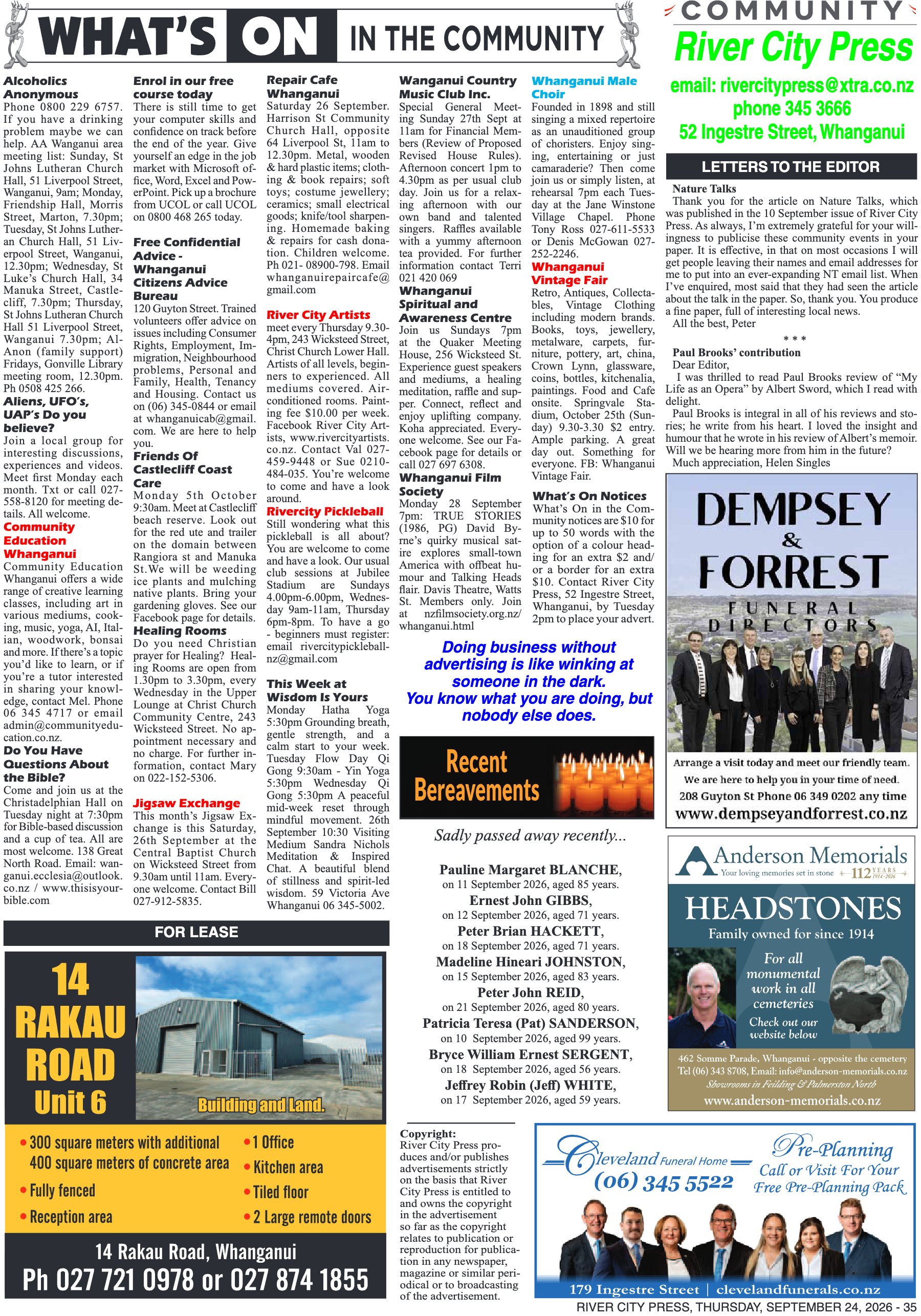 Page 35 of the 24 September 2026 edition