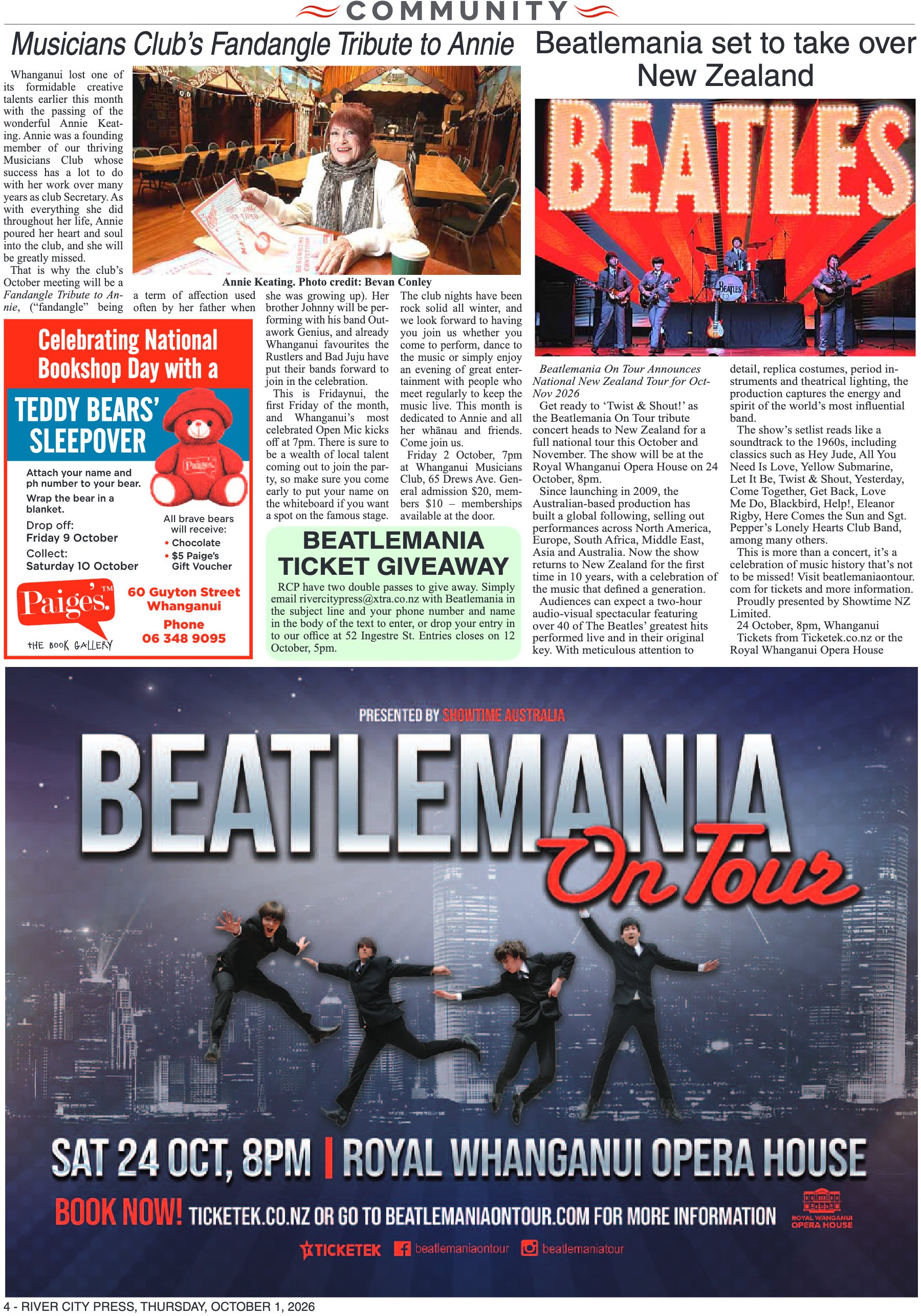 Page 4 of the 1 October 2026 edition