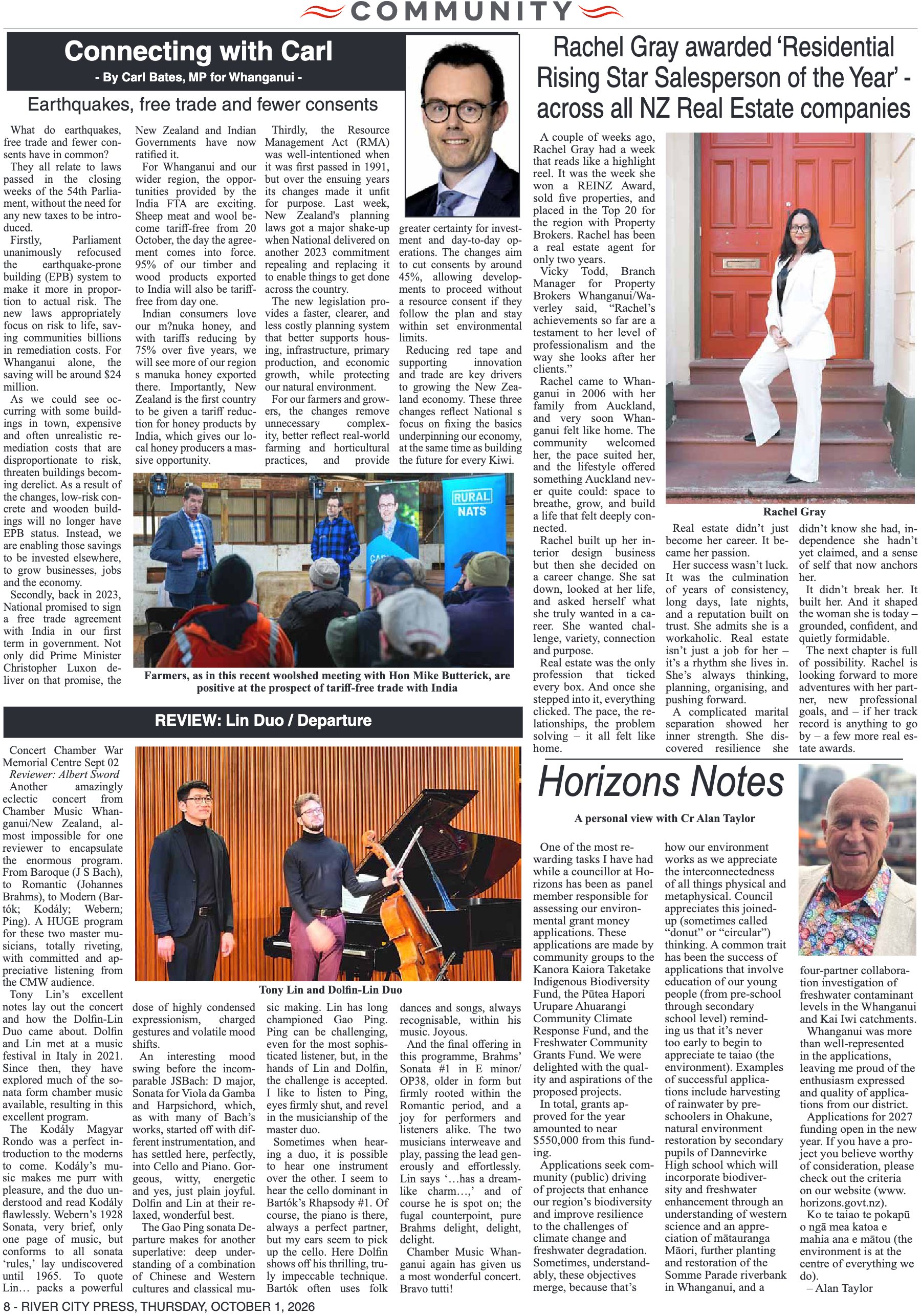 Page 8 of the 1 October 2026 edition