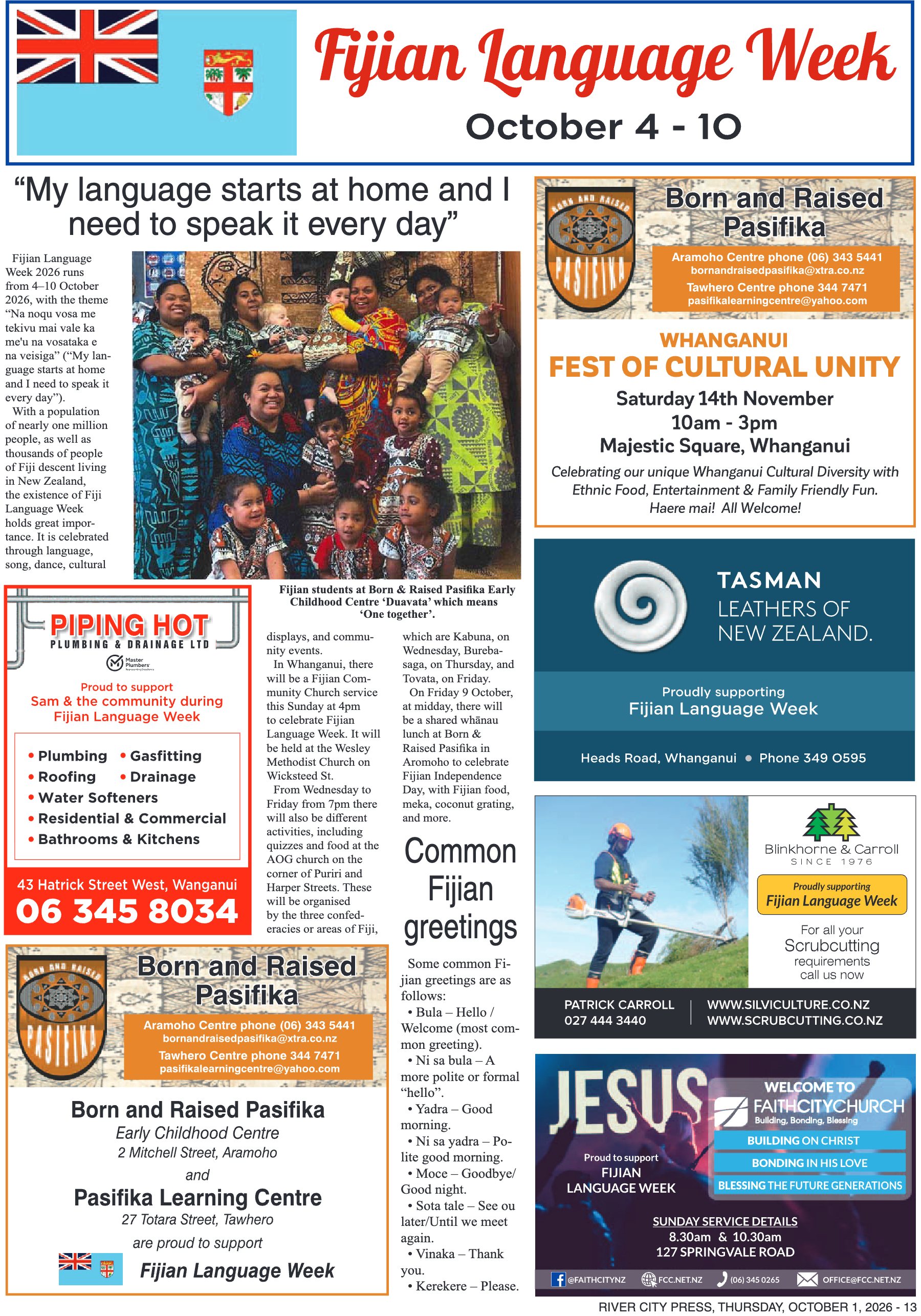 Page 13 of the 1 October 2026 edition