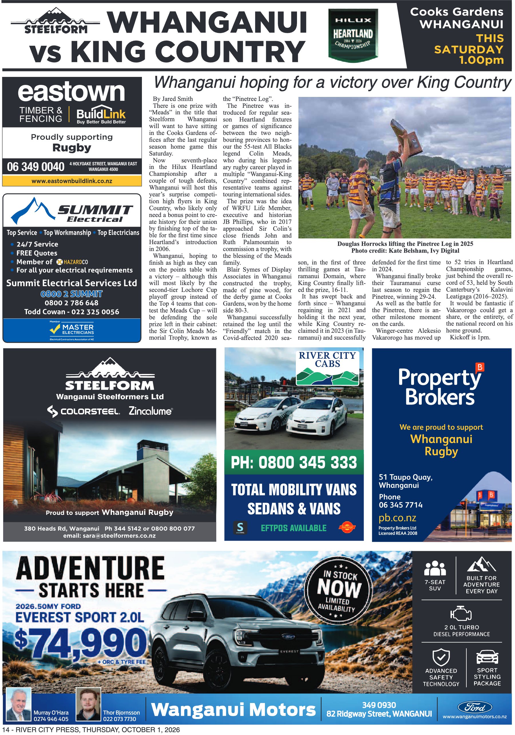 Page 14 of the 1 October 2026 edition