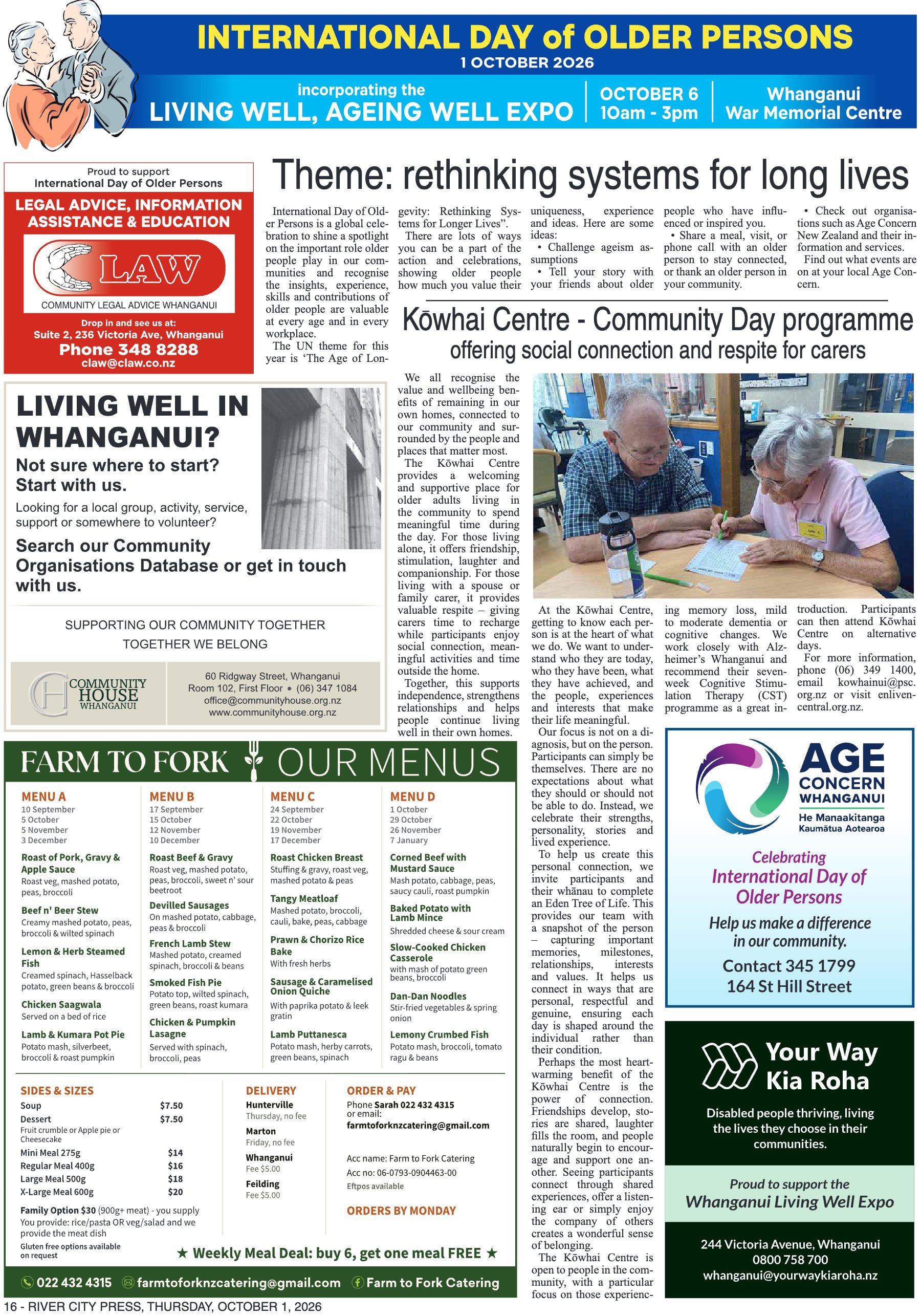 Page 16 of the 1 October 2026 edition