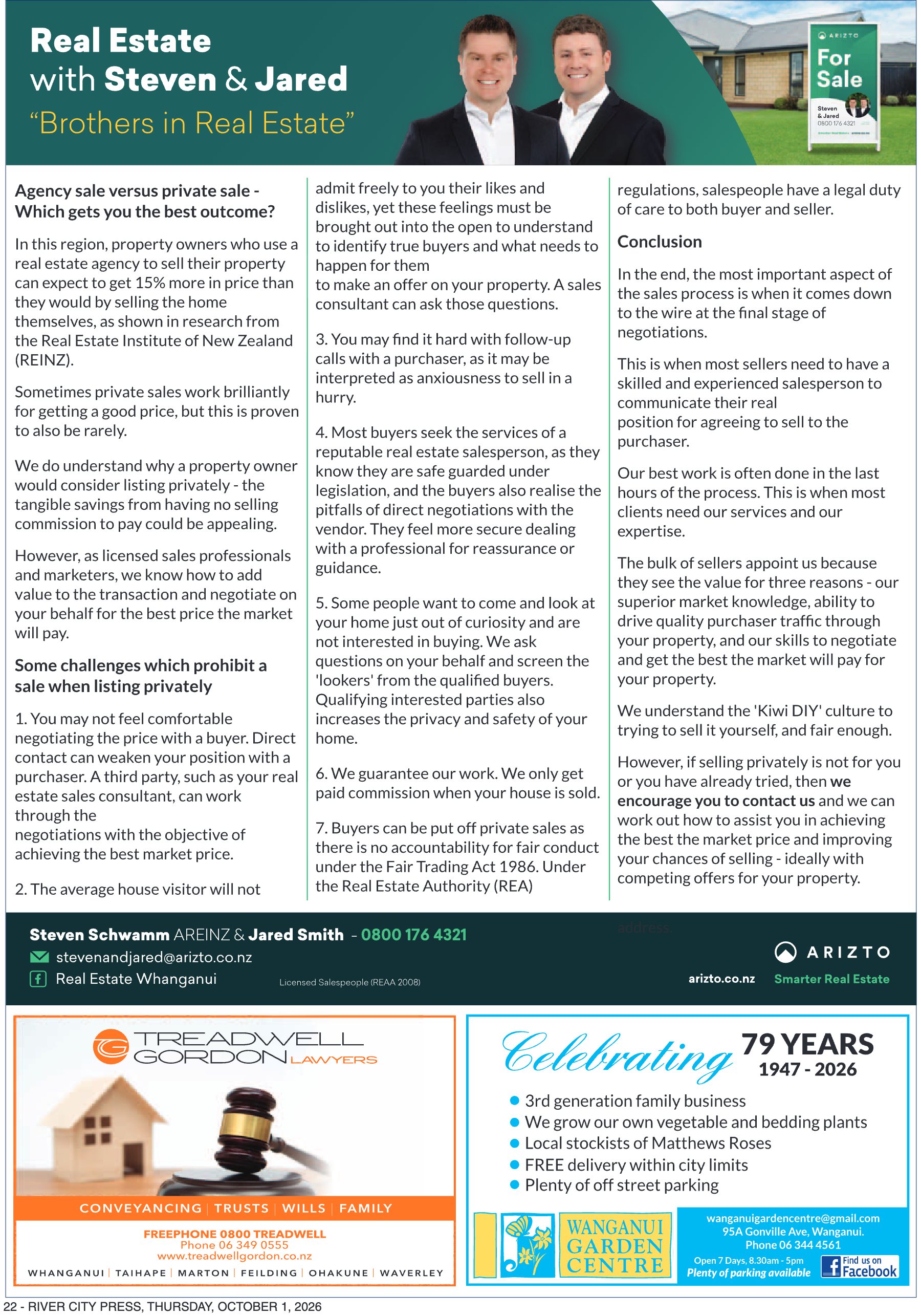 Page 22 of the 1 October 2026 edition