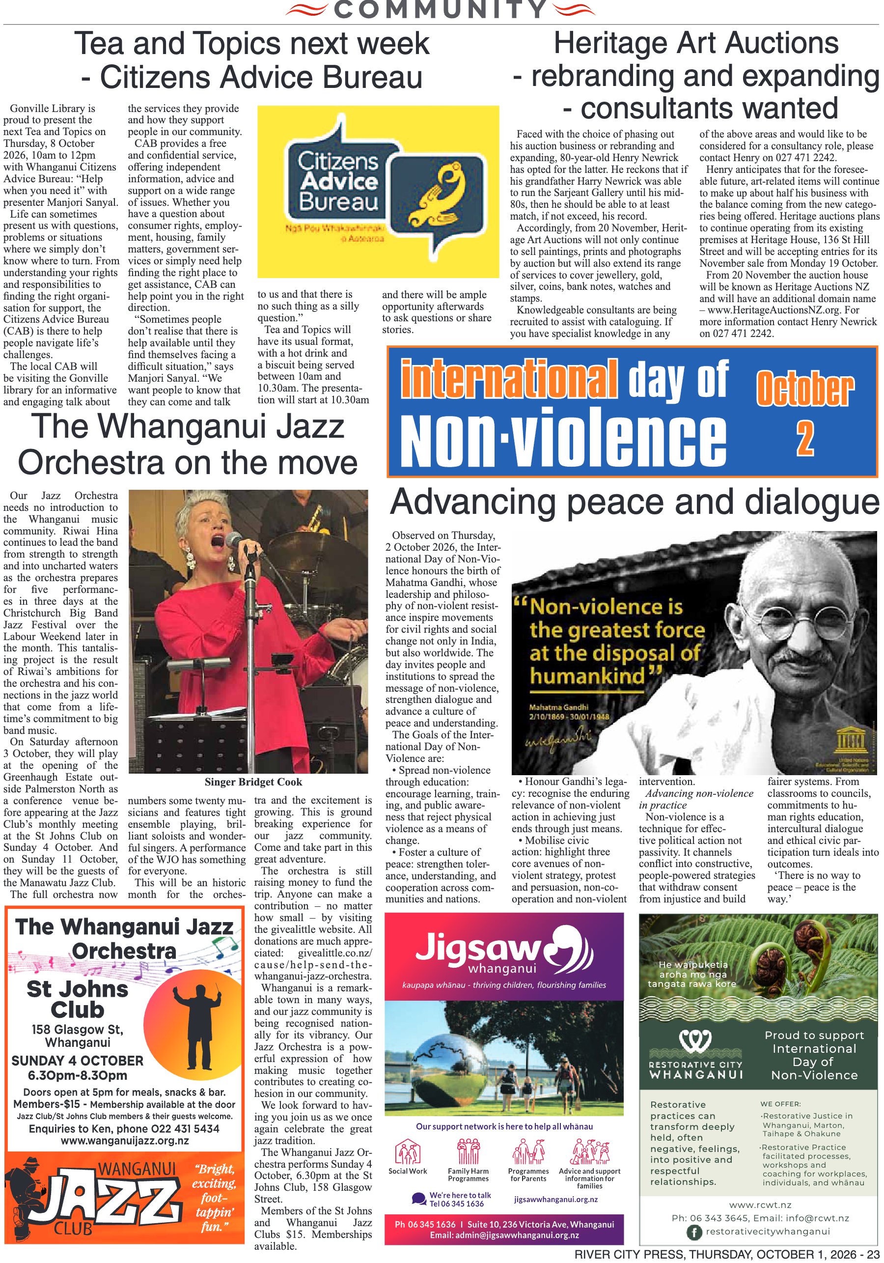 Page 23 of the 1 October 2026 edition