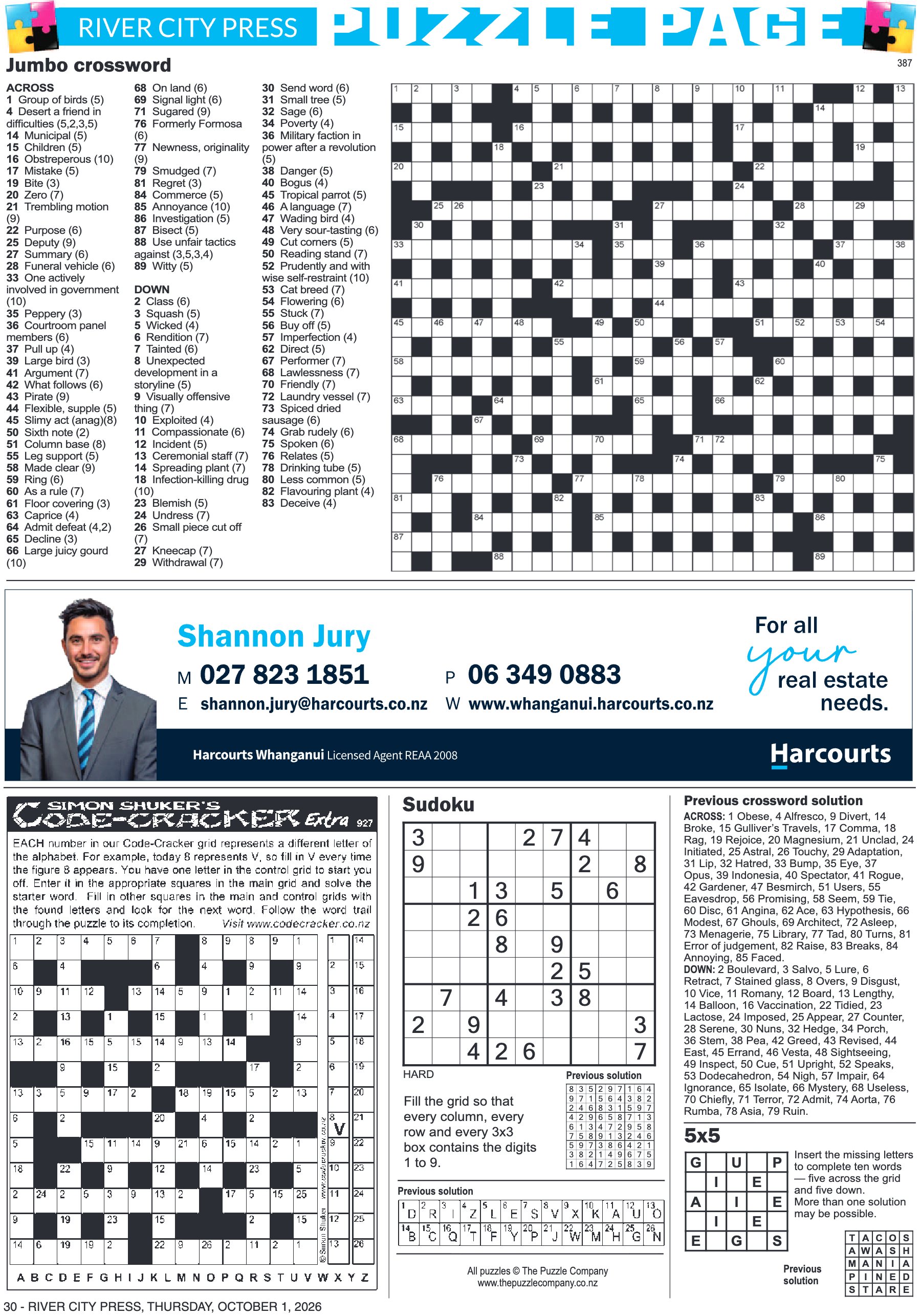 Page 30 of the 1 October 2026 edition